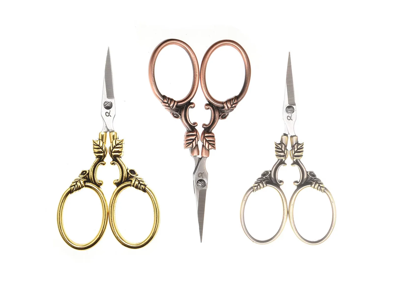 Craft Scissors for Felting & Embroidery Wizardi F07-M13-6-gold - Image 2