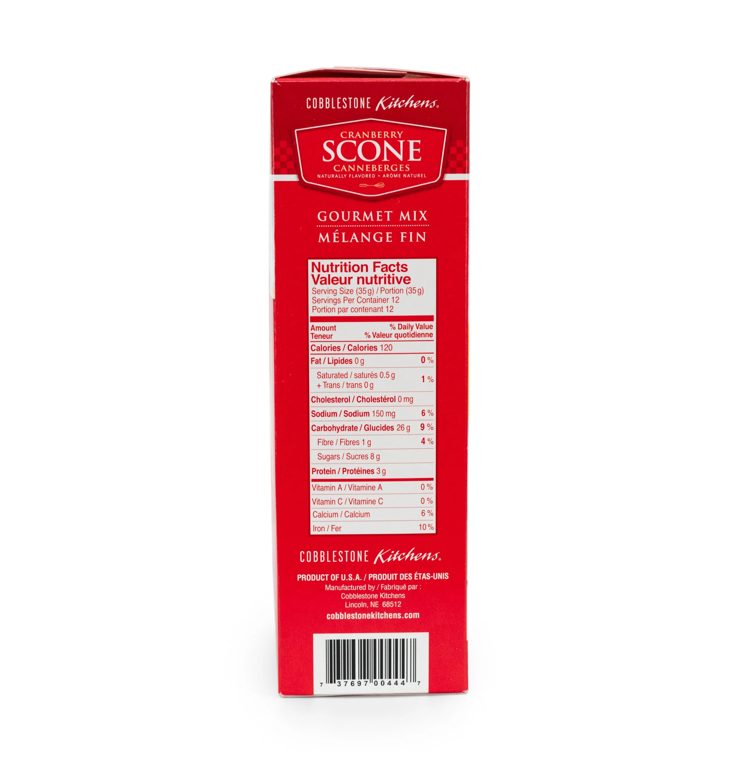 Cranberry Scone Mix | Pack of 2 | 15 oz | Cobblestone Kitchen - Image 4