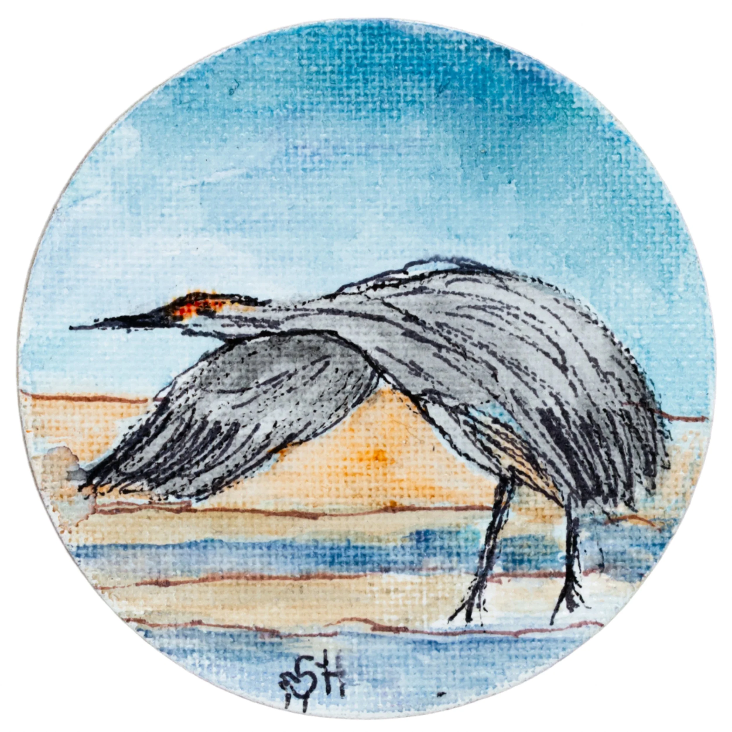 Crane Magnet | Multiple Designs | Hand-Painted | Sheryll Hickman Art - Image 10