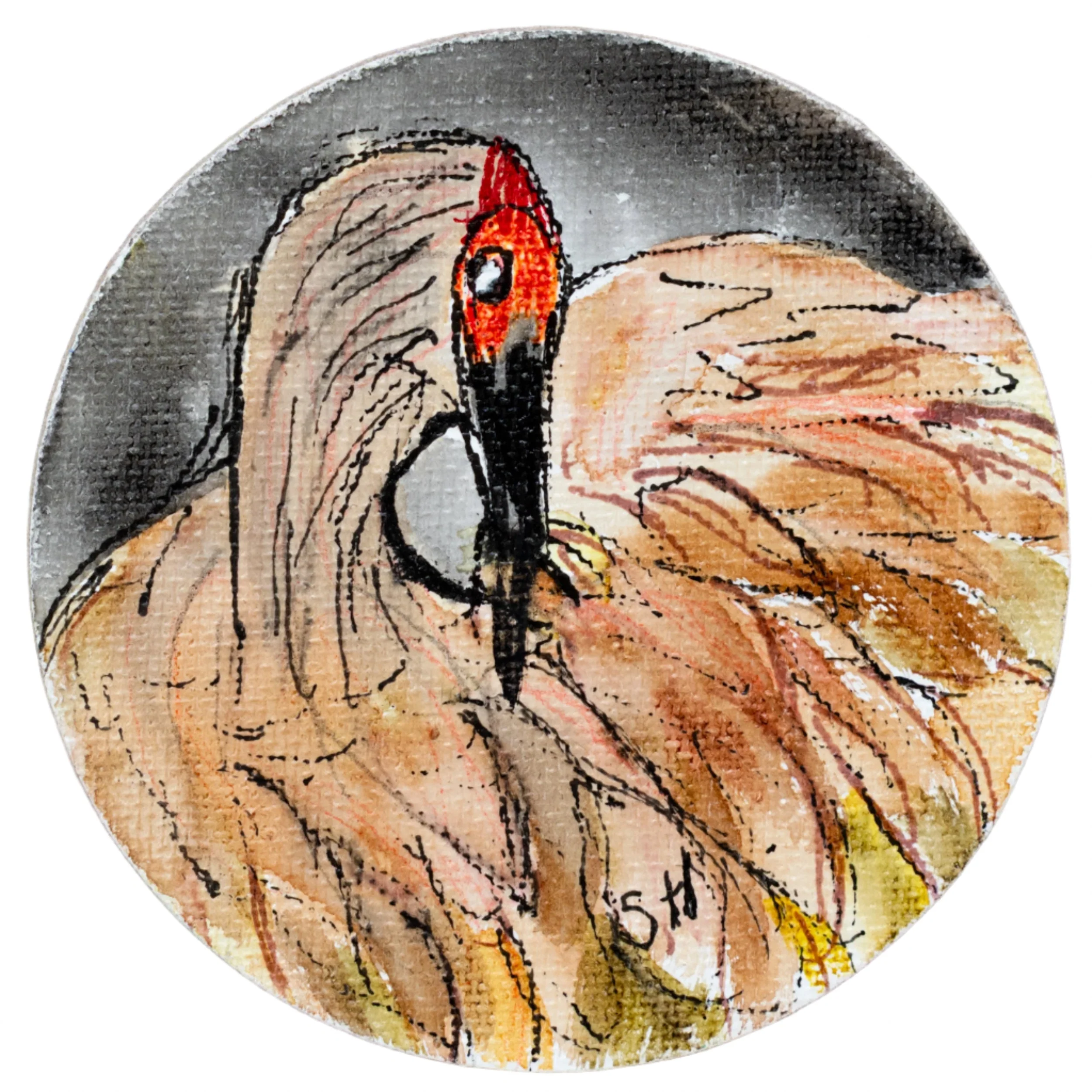 Crane Magnet | Multiple Designs | Hand-Painted | Sheryll Hickman Art - Image 11