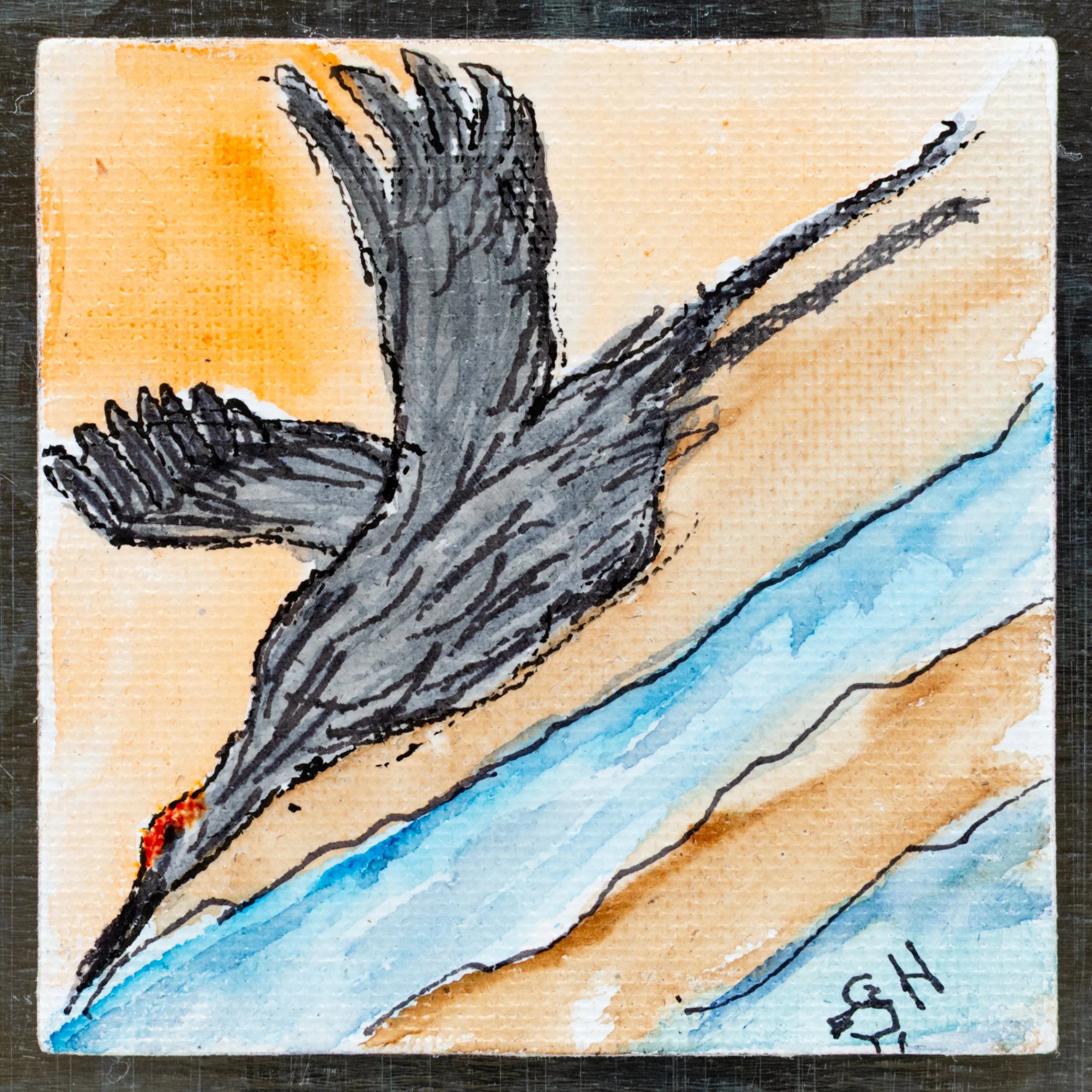 Crane Magnet | Multiple Designs | Hand-Painted | Sheryll Hickman Art - Image 5