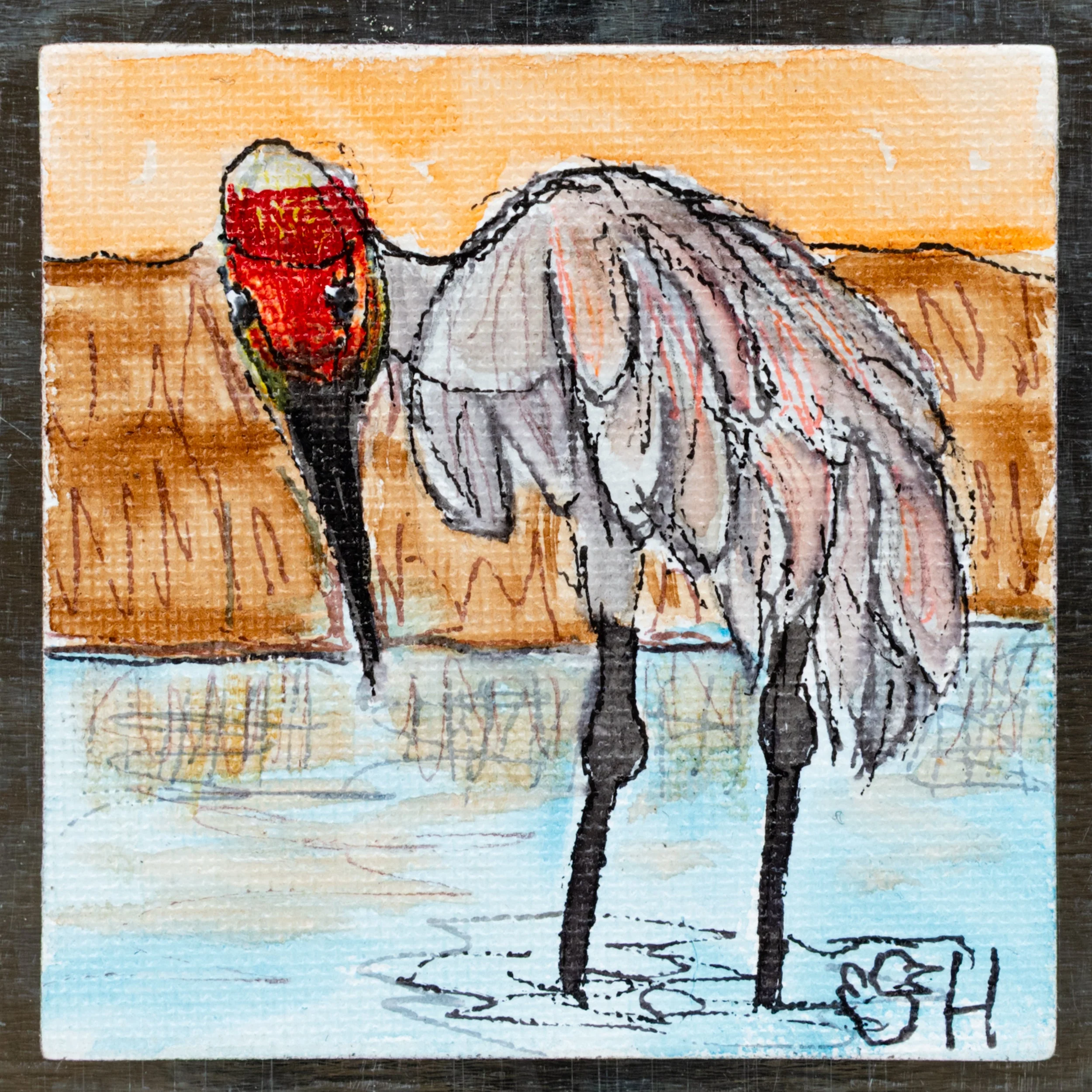 Crane Magnet | Multiple Designs | Hand-Painted | Sheryll Hickman Art - Image 6