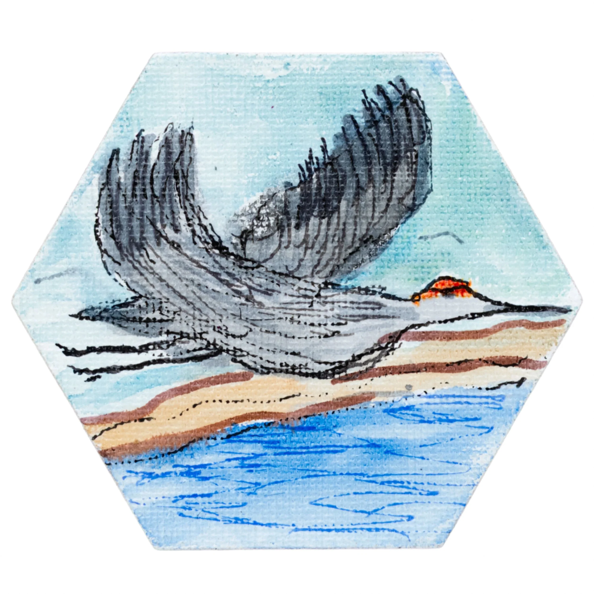 Crane Magnet | Multiple Designs | Hand-Painted | Sheryll Hickman Art - Image 7