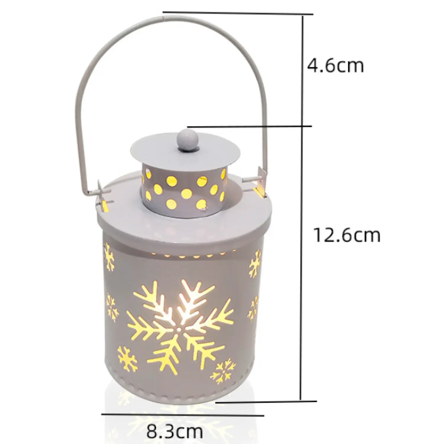 Creative Candle Lights Lantern with LED for Christmas & Holiday Decoration - Image 2
