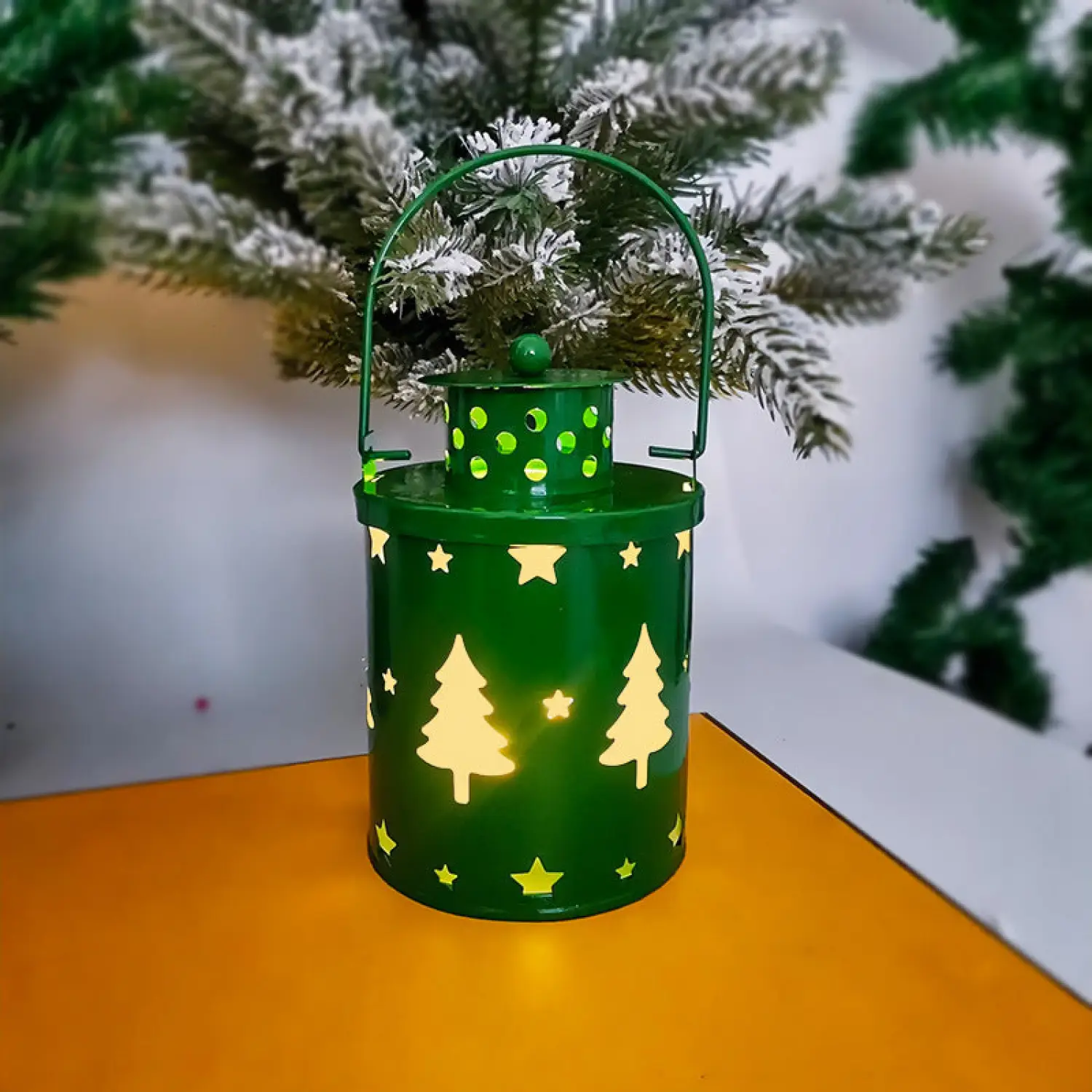 Creative Candle Lights Lantern with LED for Christmas & Holiday Decoration - Image 8