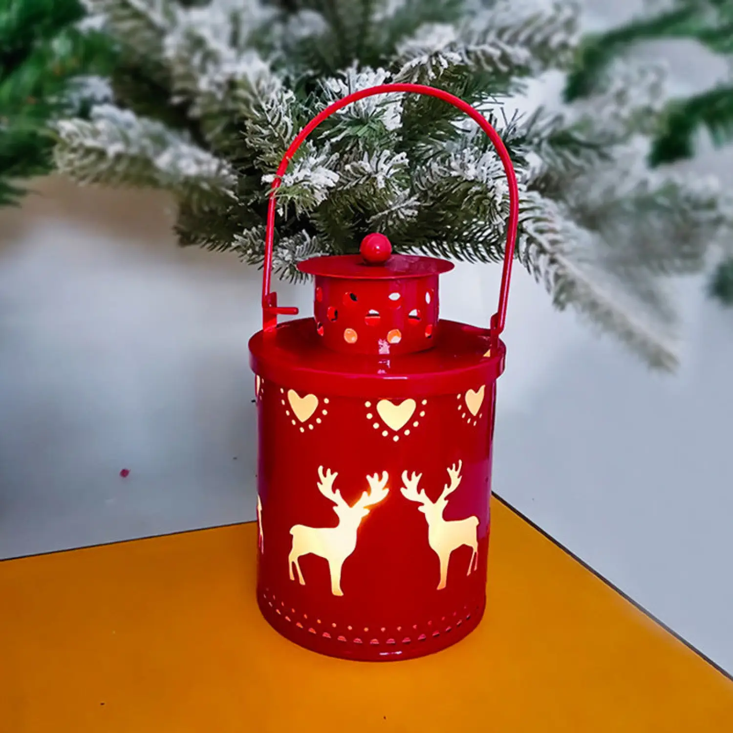 Creative Candle Lights Lantern with LED for Christmas & Holiday Decoration - Image 9