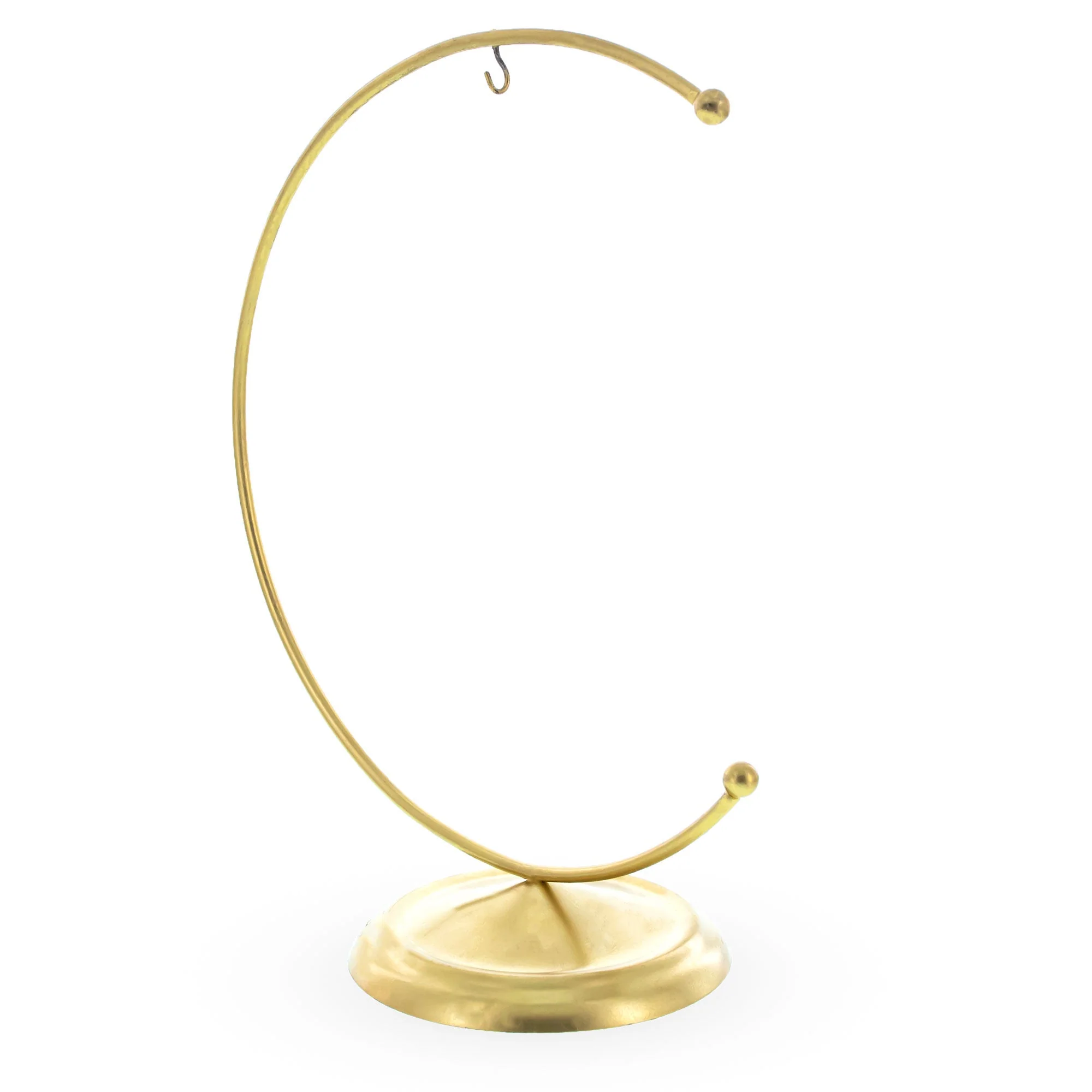 Crescent Moon Gold Metal Ornament Display Stand 8.8 Inches (Poland) - Image 4