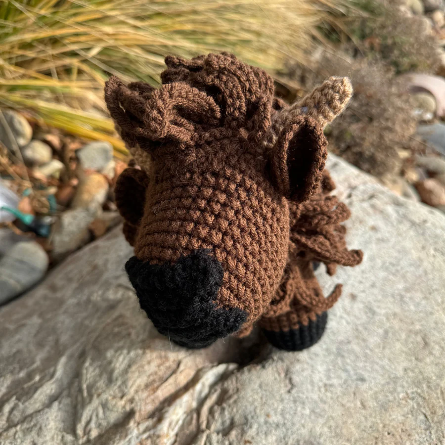Crocheted Highland Cow Stuffed Animal | Various Sizes | DiAnna Larson - Image 2