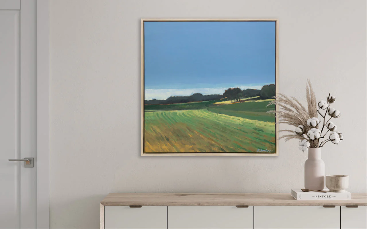 Cropped Fields - Limited Edition Canvas Print - Image 5