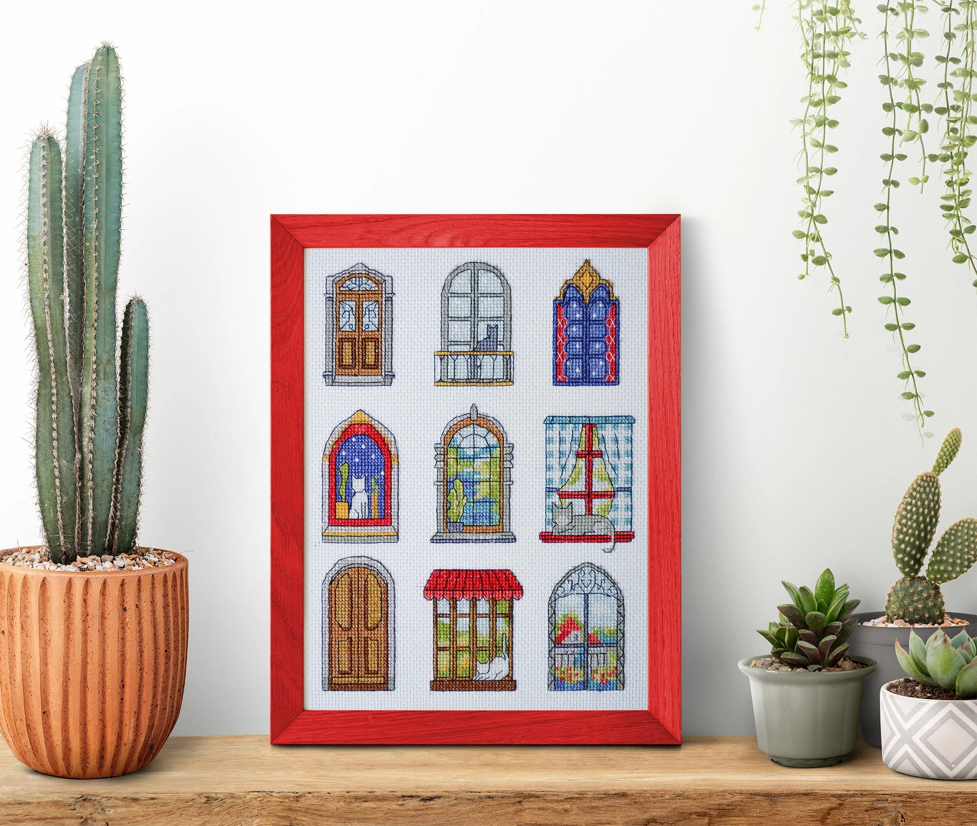 Cross-stitch kit - 9 little cozy tales AH-284 - Image 2
