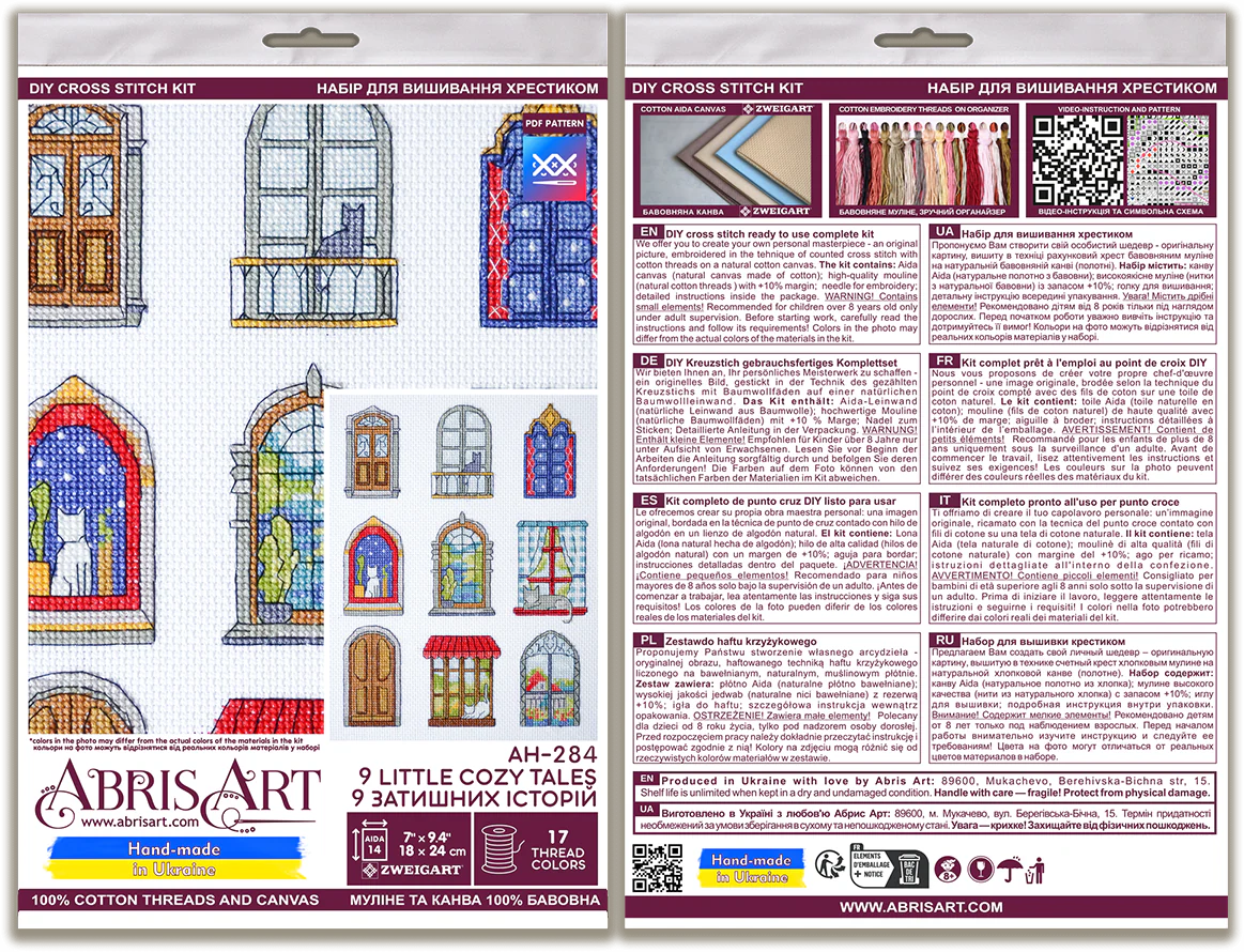Cross-stitch kit - 9 little cozy tales AH-284 - Image 3