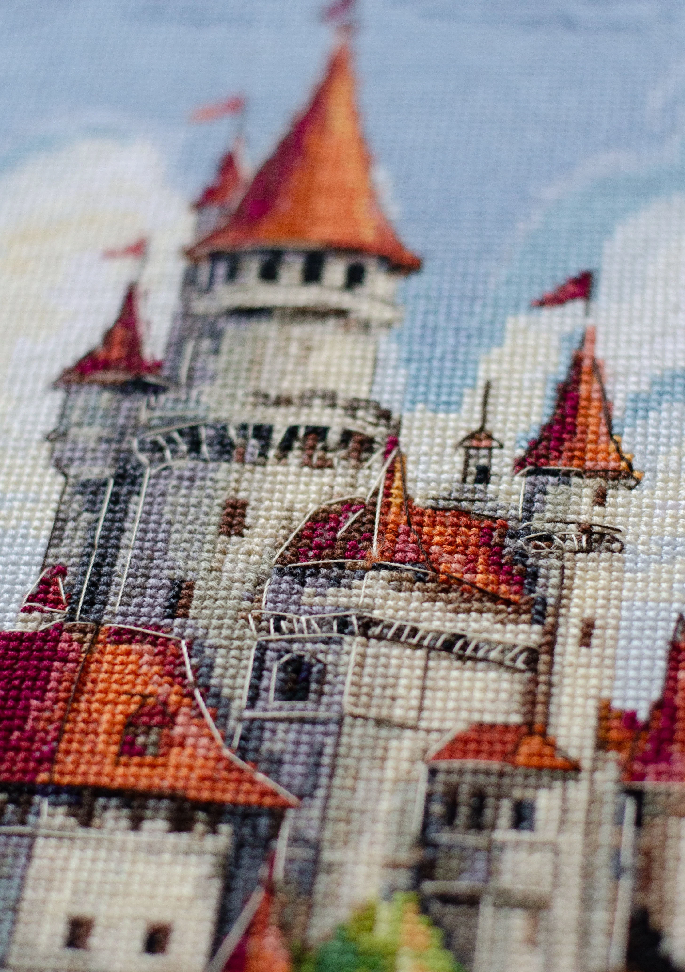 Cross-stitch kit - Among the Clouds AH-274 - Image 2
