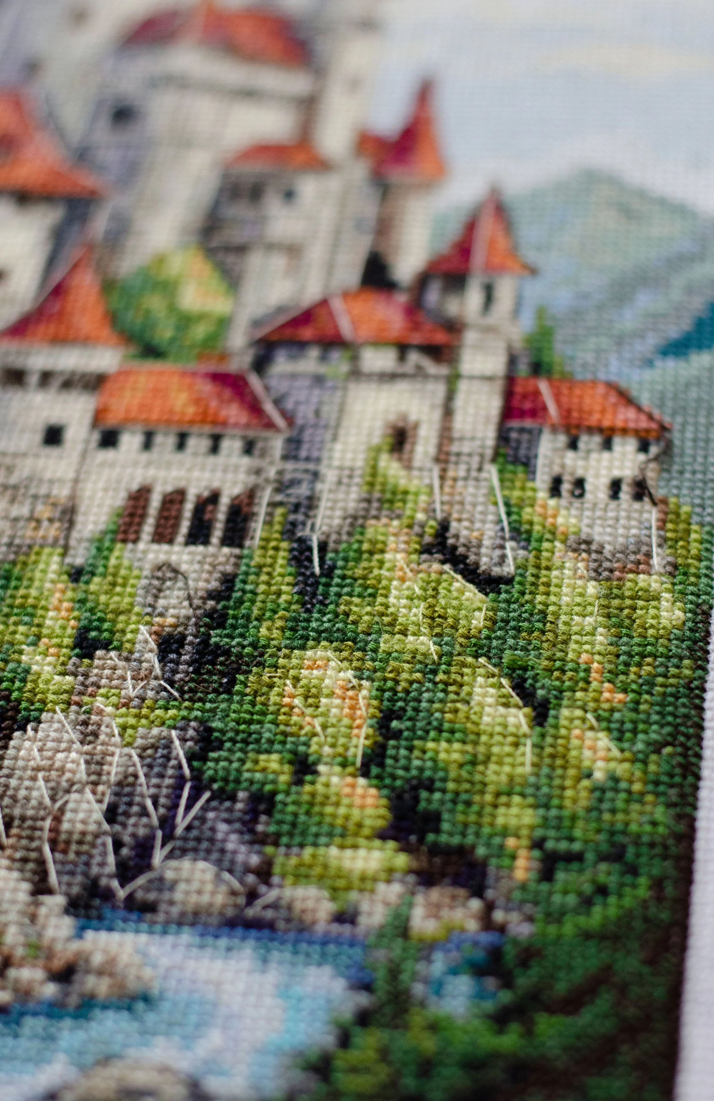Cross-stitch kit - Among the Clouds AH-274 - Image 5