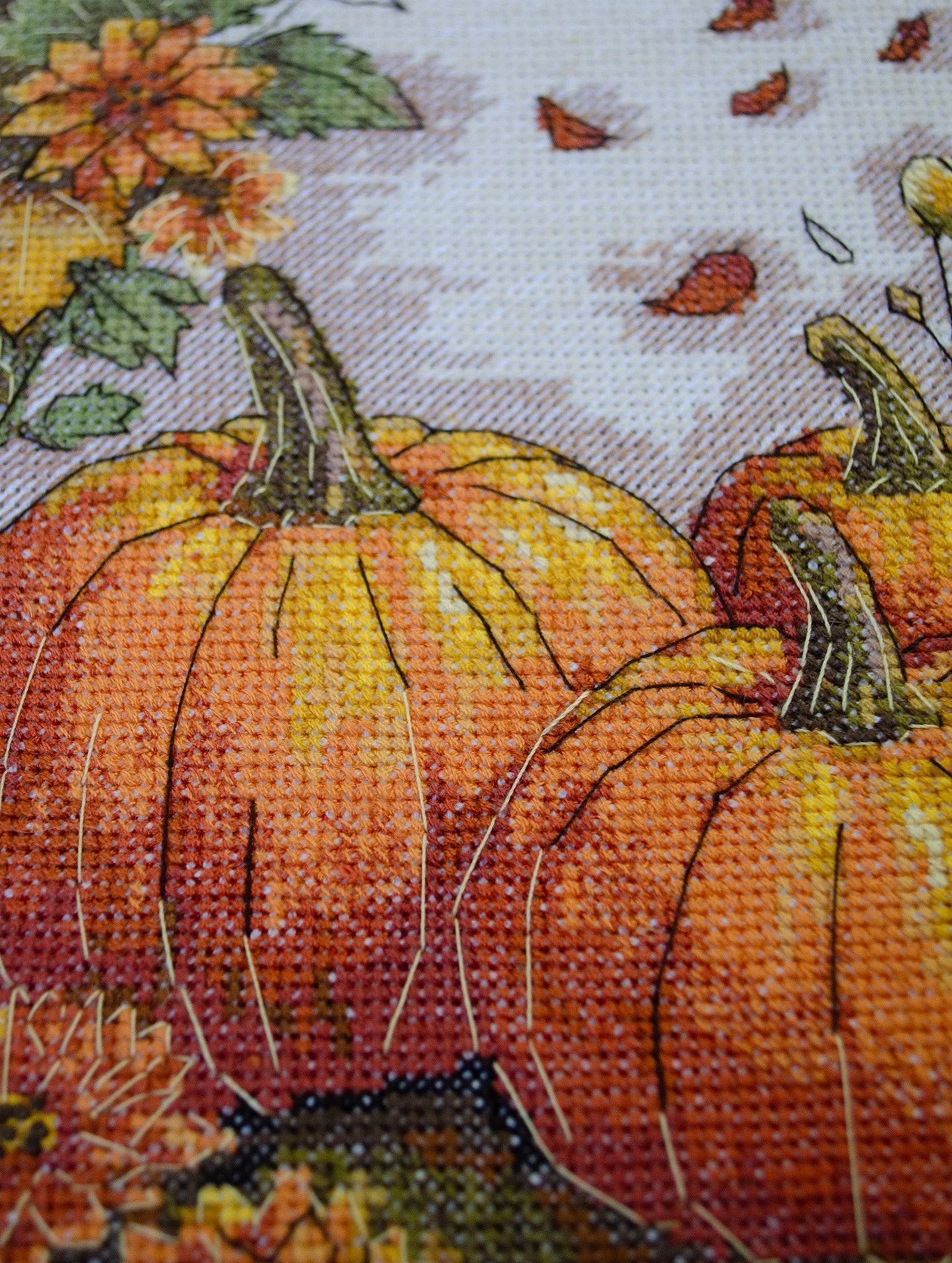 Cross-stitch kit - Autumn garden palette AH-289 - Image 2