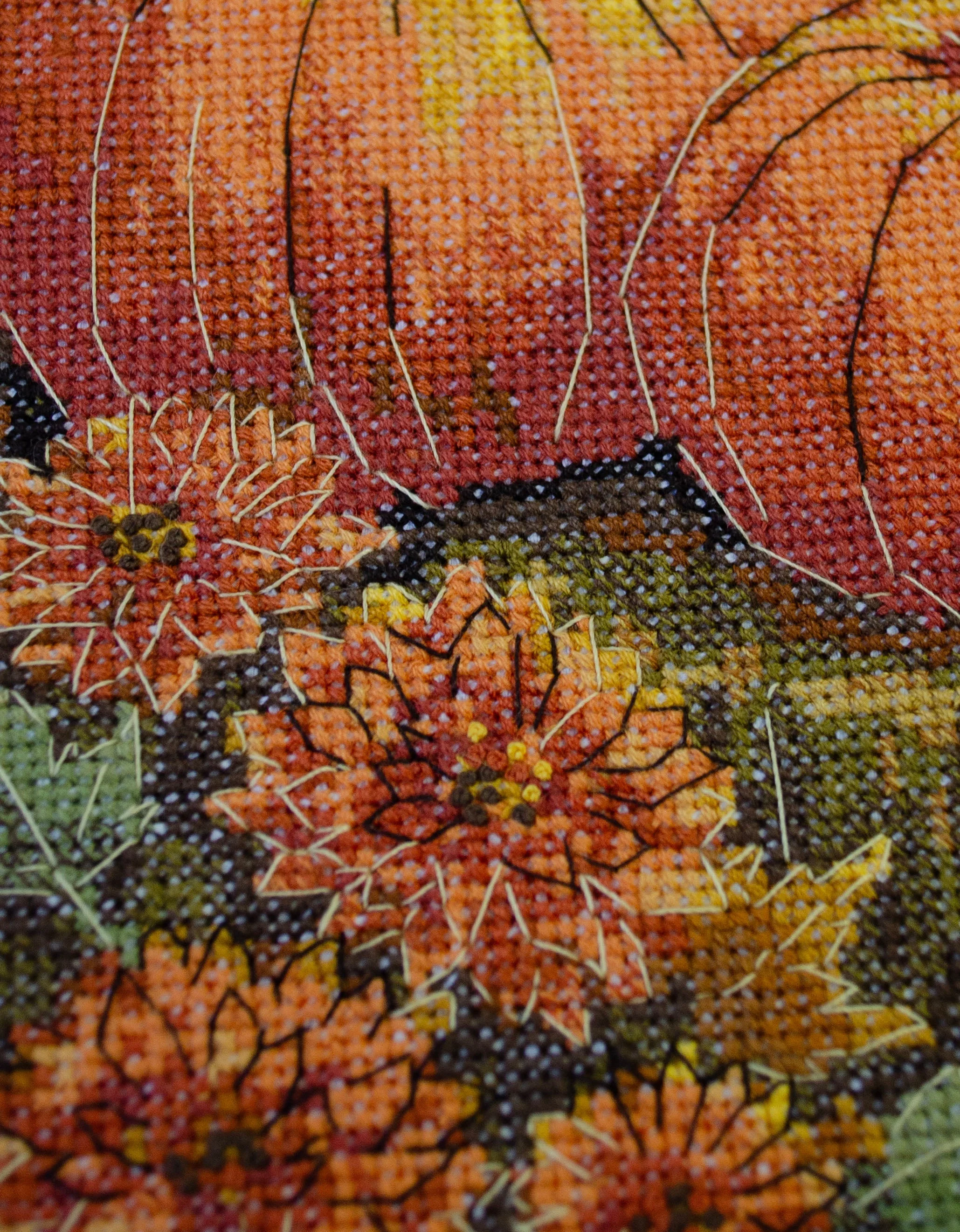 Cross-stitch kit - Autumn garden palette AH-289 - Image 4