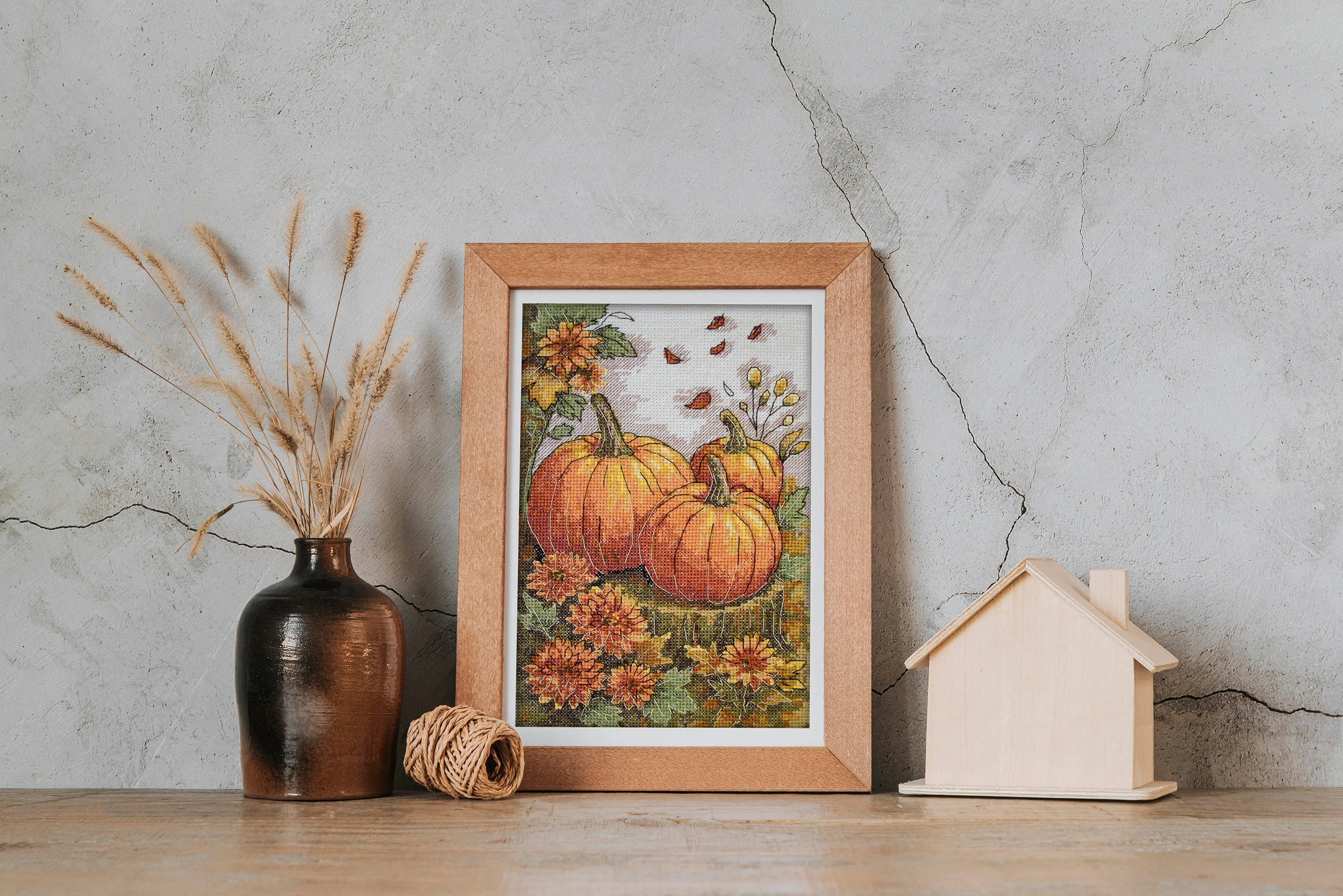 Cross-stitch kit - Autumn garden palette AH-289 - Image 6