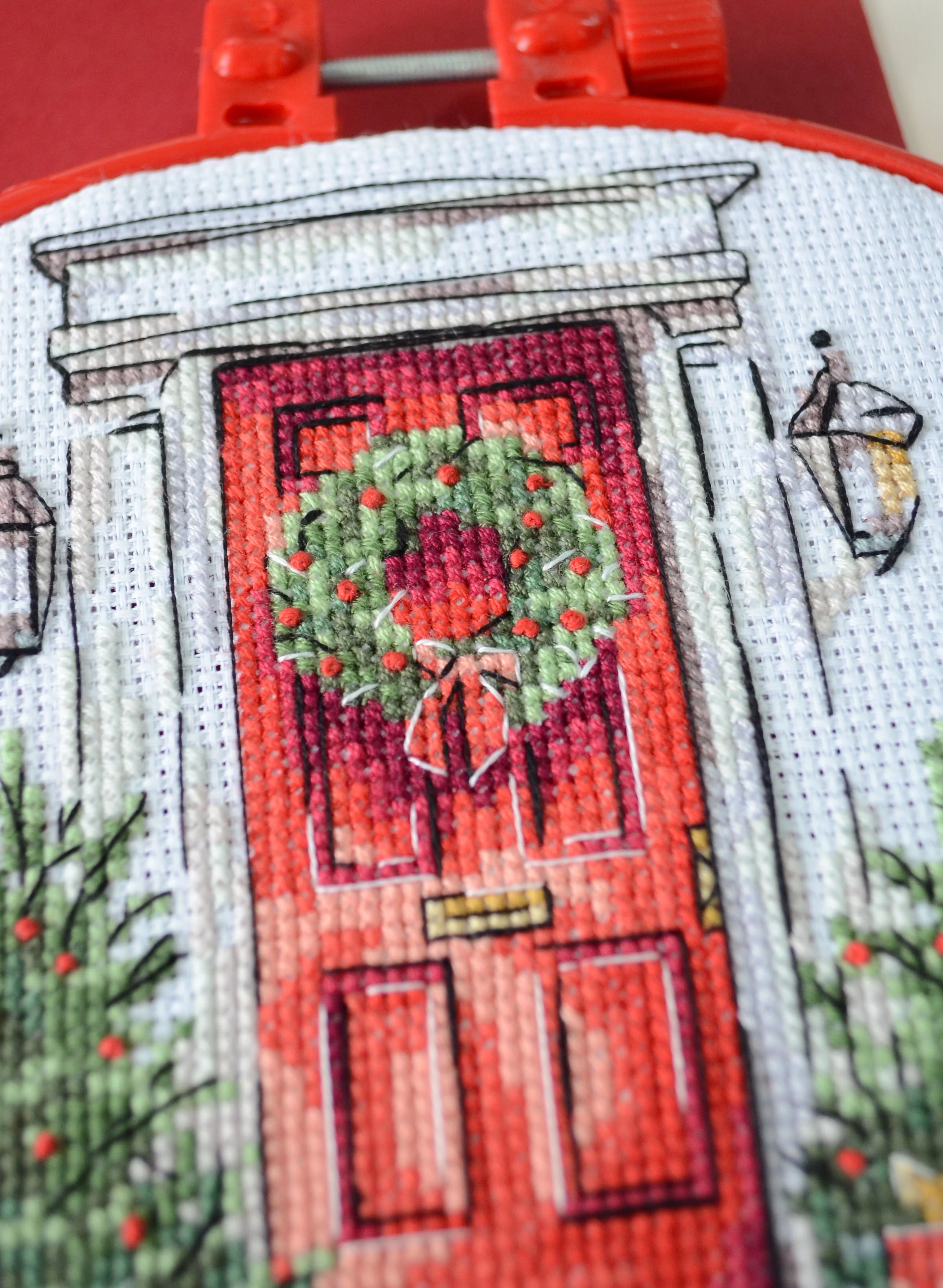 Cross-stitch kit - Festive welcome AHM-089 - Image 4