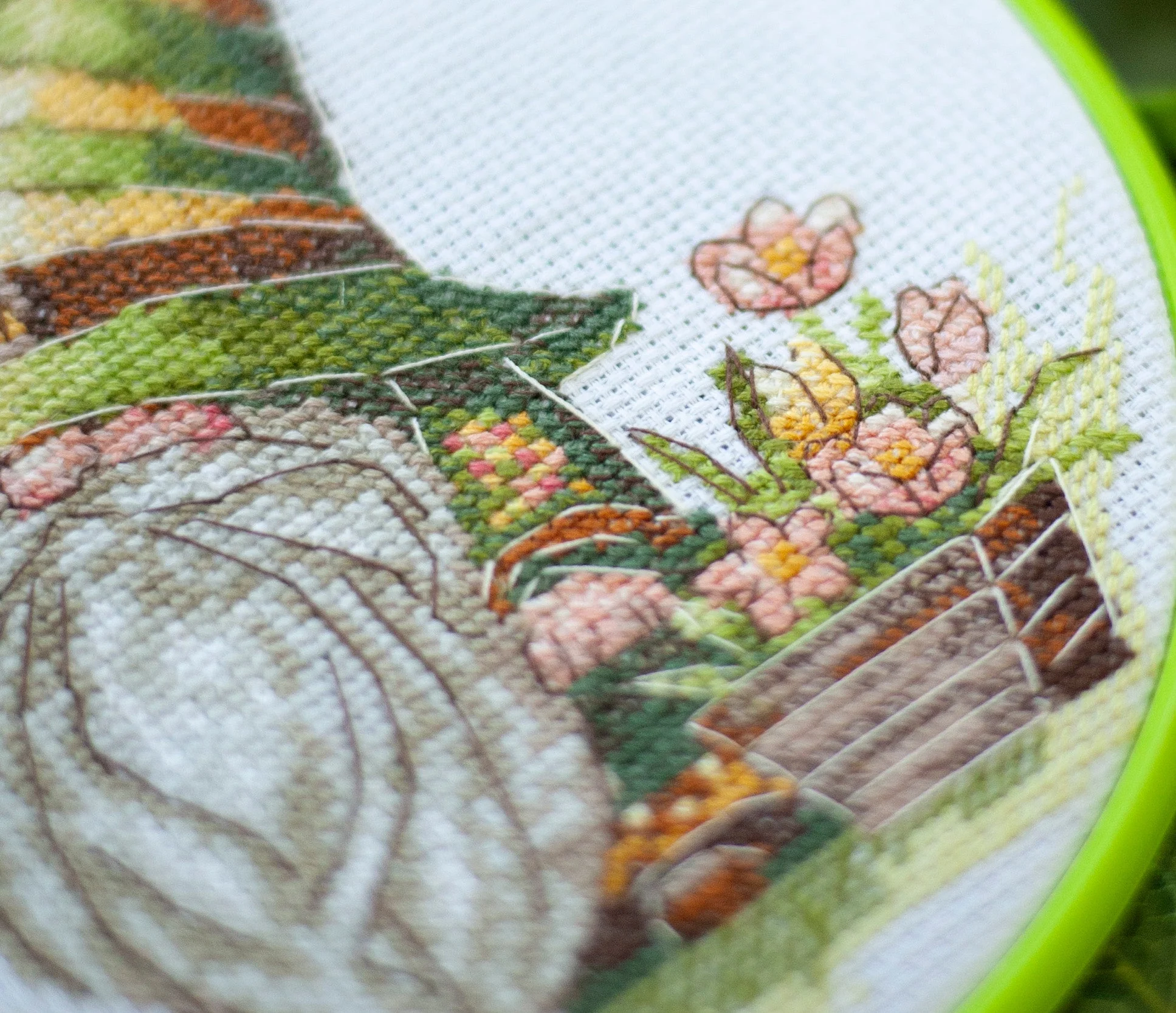 Cross-stitch kit - Florist AHM-088 - Image 2