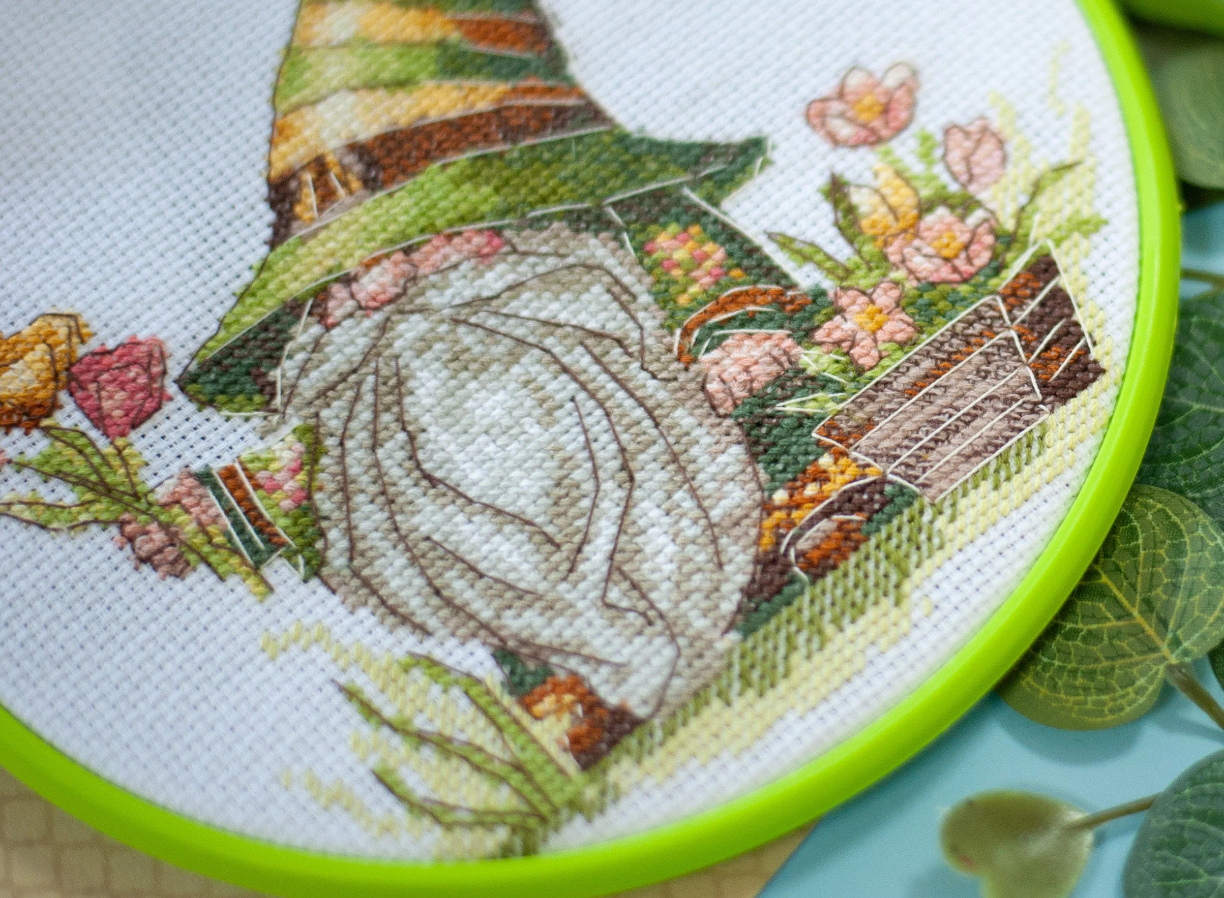 Cross-stitch kit - Florist AHM-088 - Image 5