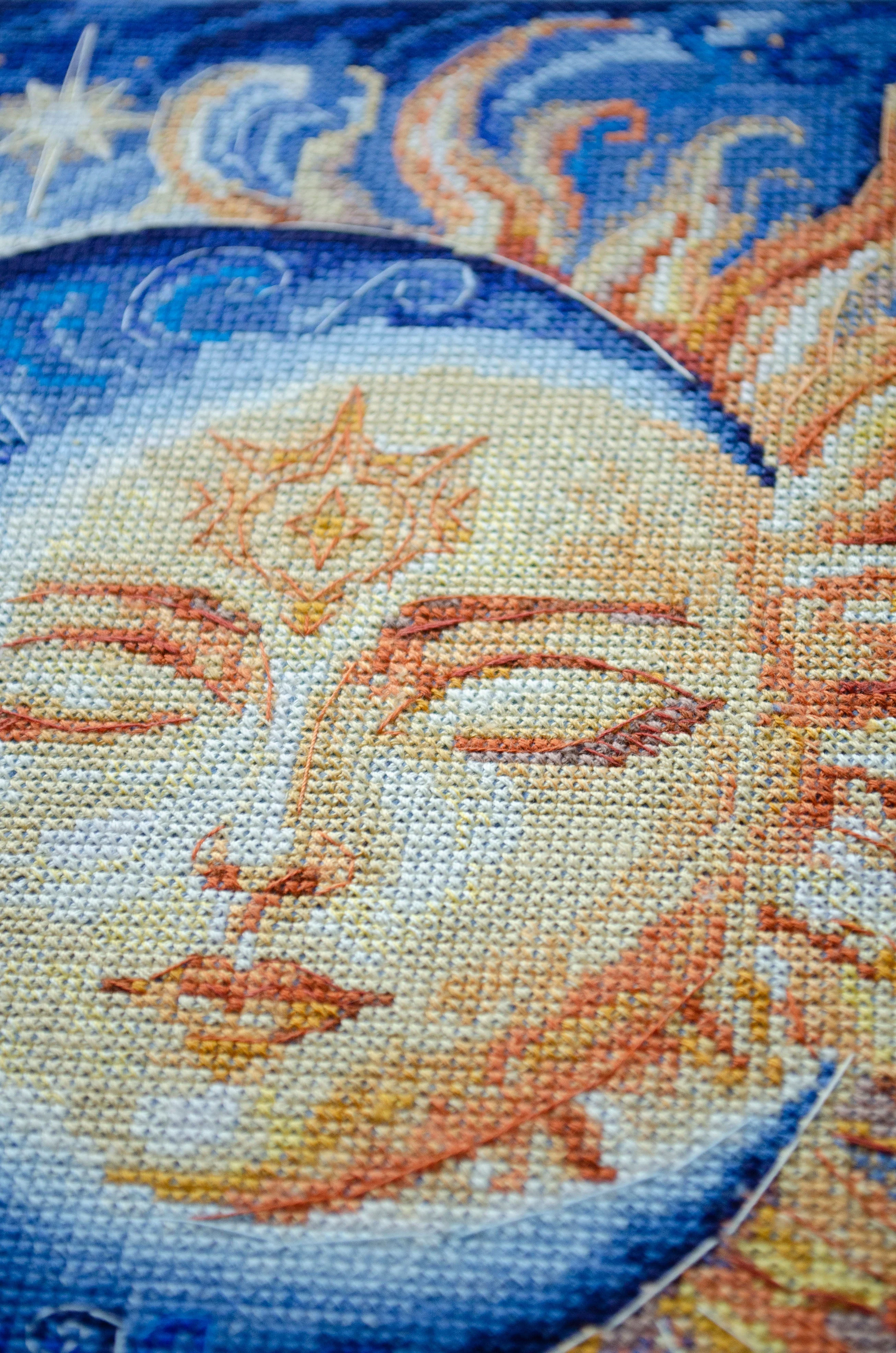 Cross-stitch kit - Heavenly Couple AH-265 - Image 2