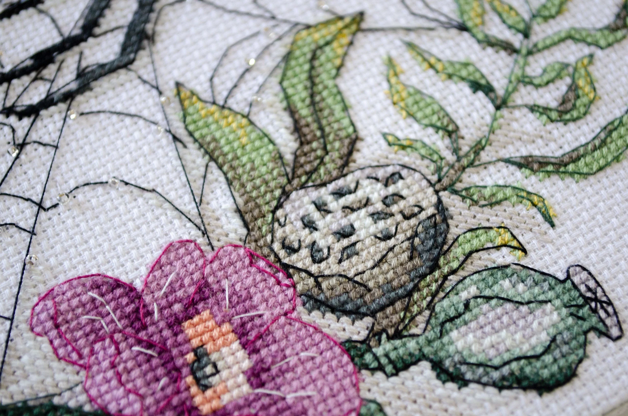 Cross-stitch kit - Lace of the Invisible World AH-266 - Image 7