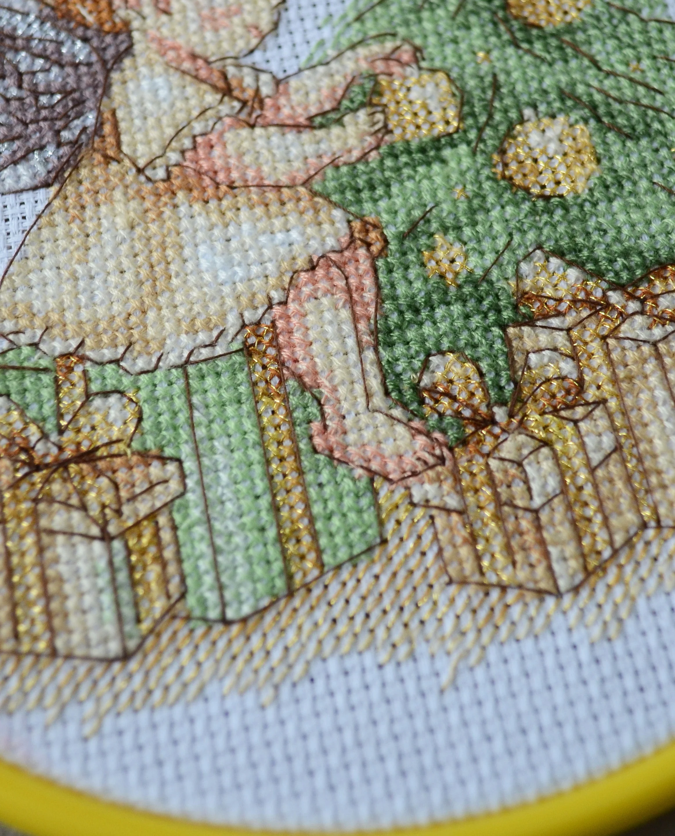 Cross-stitch kit - Little Christmas Angel AHM-091 - Image 2