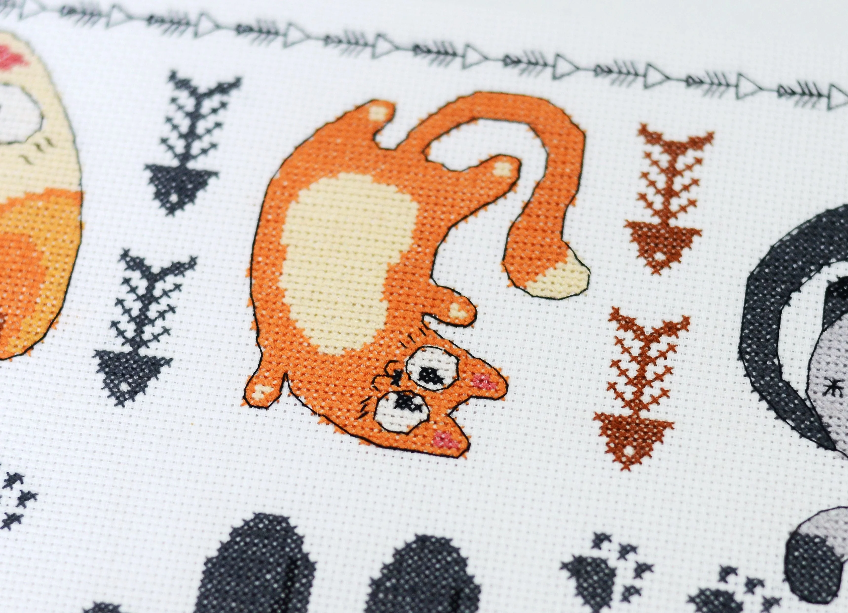 Cross-stitch kit - Meow-meow AH-281 - Image 7