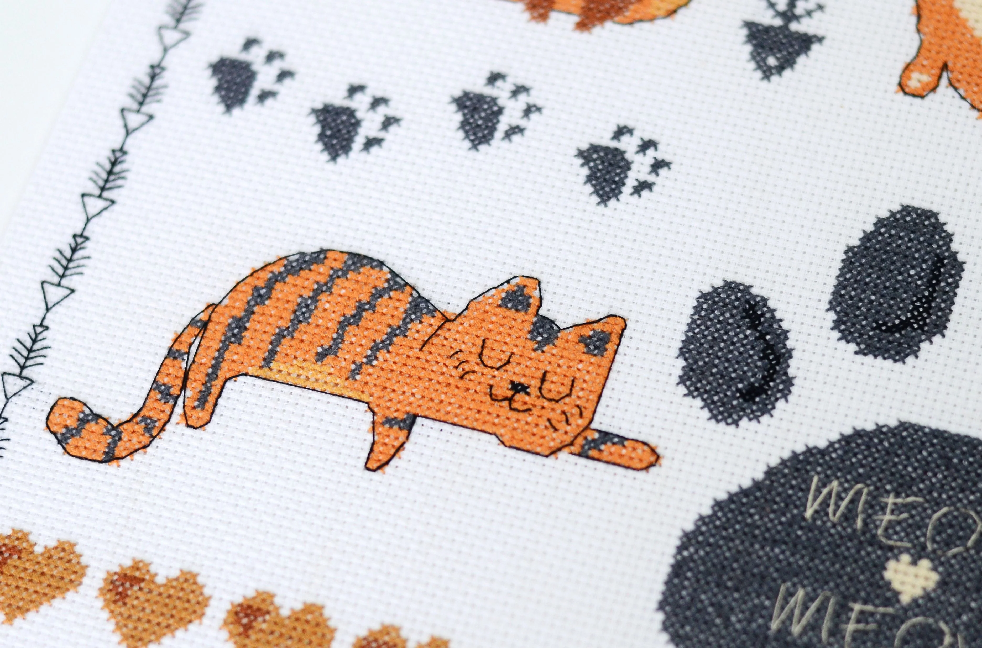 Cross-stitch kit - Meow-meow AH-281 - Image 8