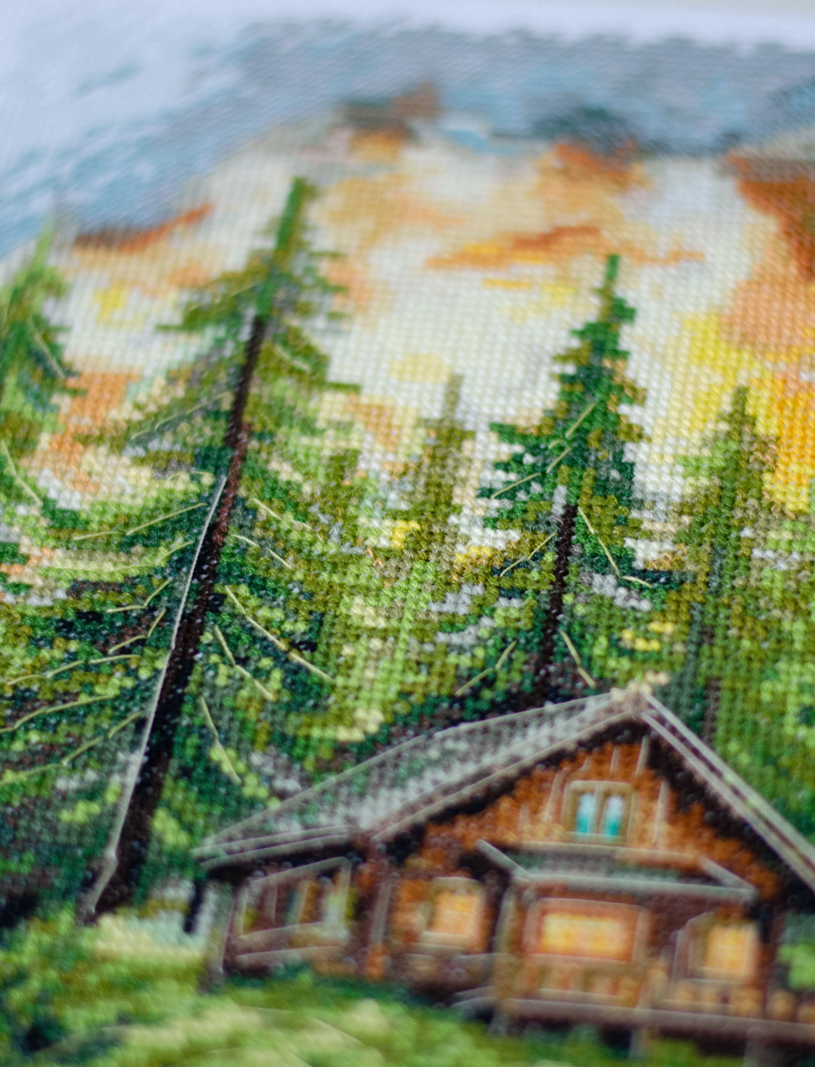 Cross-stitch kit - Silence in the forest AH-286 - Image 2