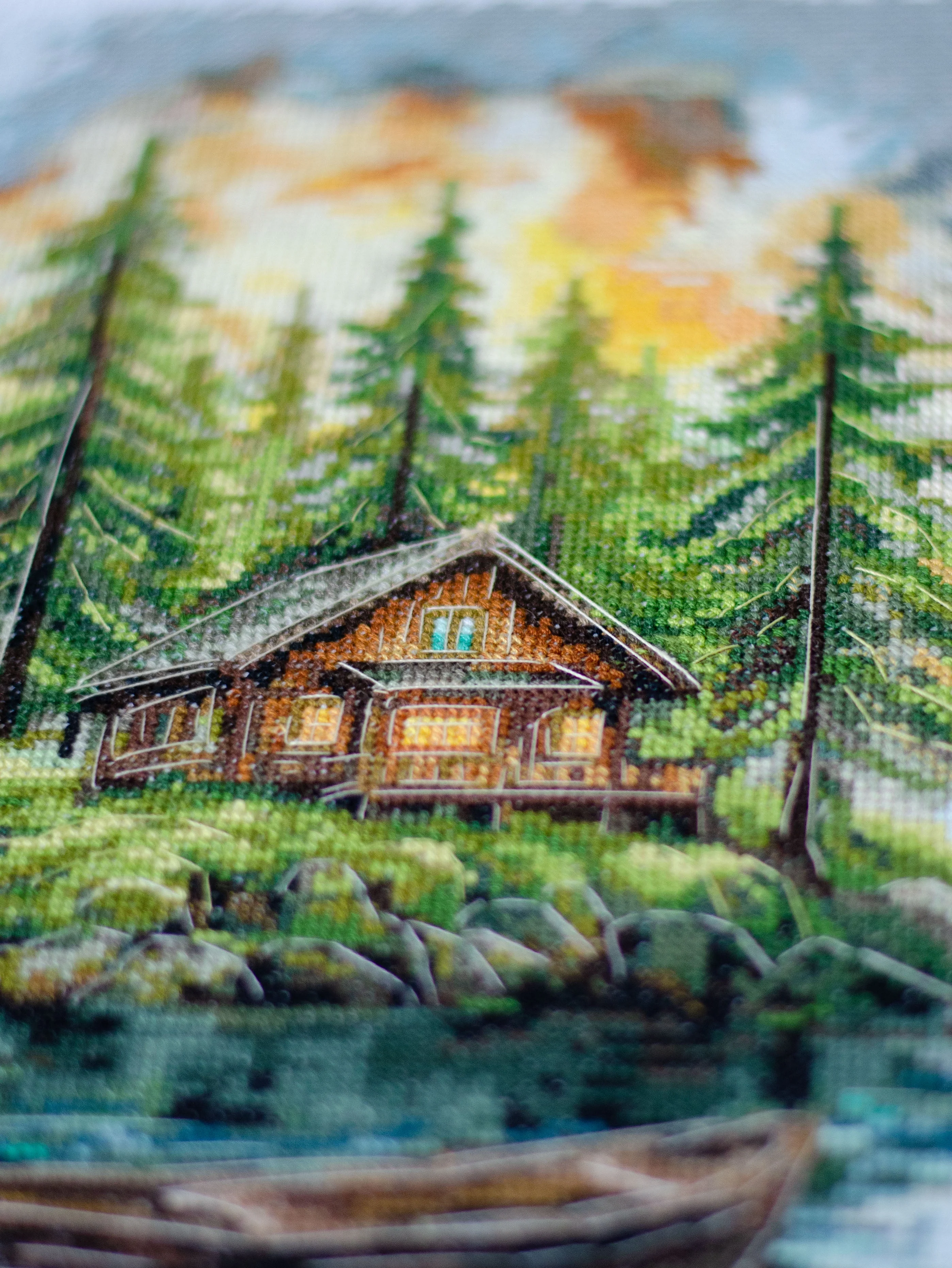 Cross-stitch kit - Silence in the forest AH-286 - Image 5