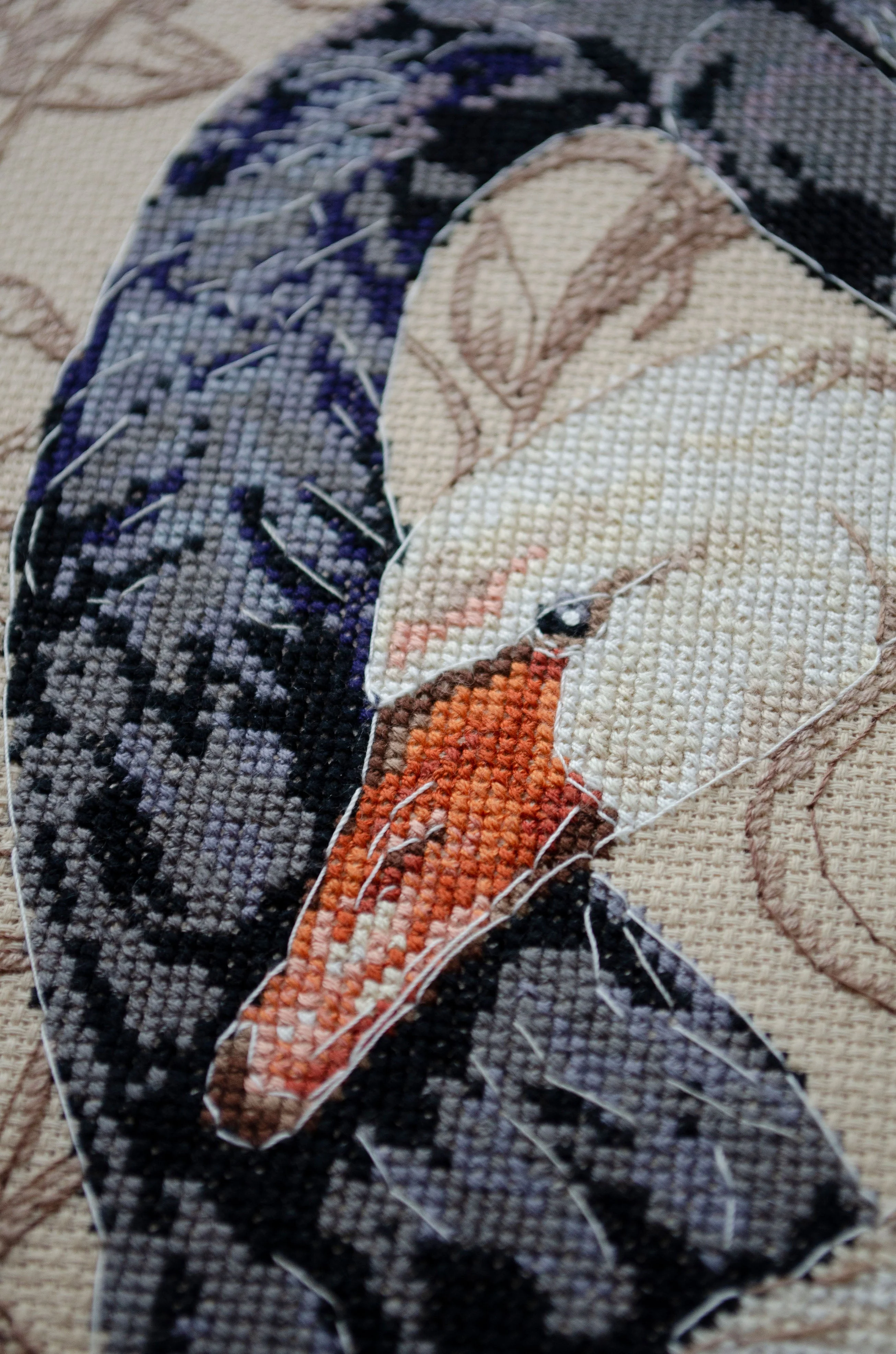 Cross-stitch kit - Swans of love AH-269 - Image 2