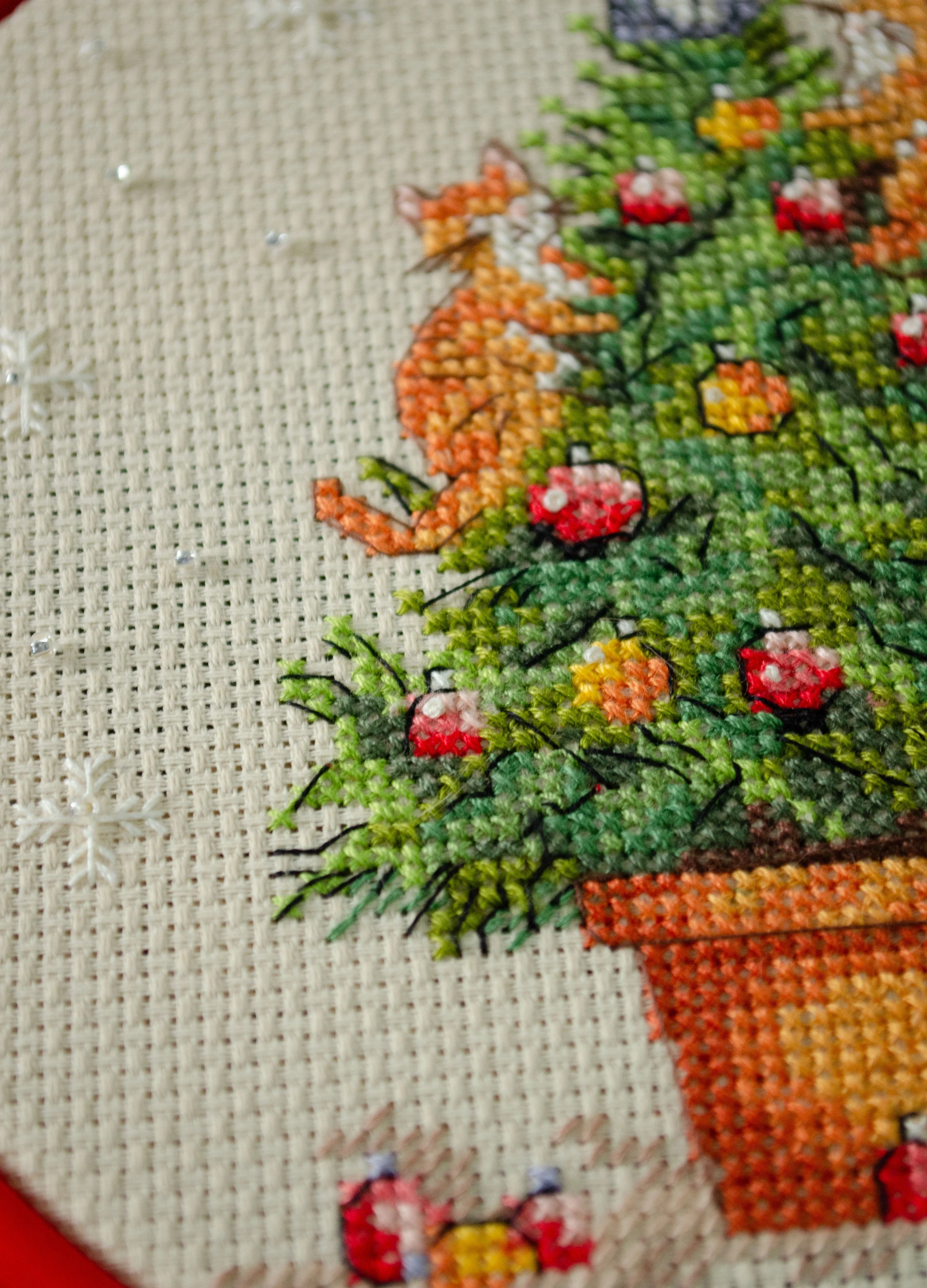 Cross-stitch kit - The naughty cats AHM-090 - Image 2