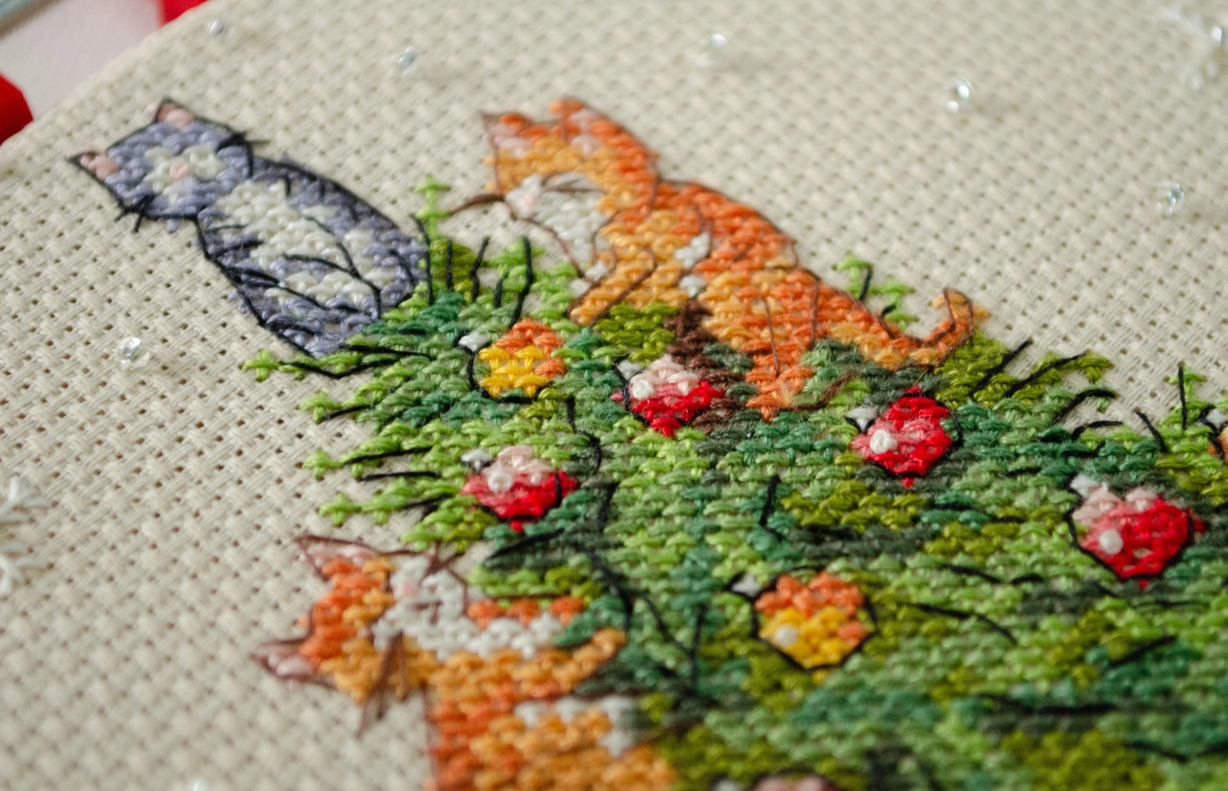 Cross-stitch kit - The naughty cats AHM-090 - Image 4