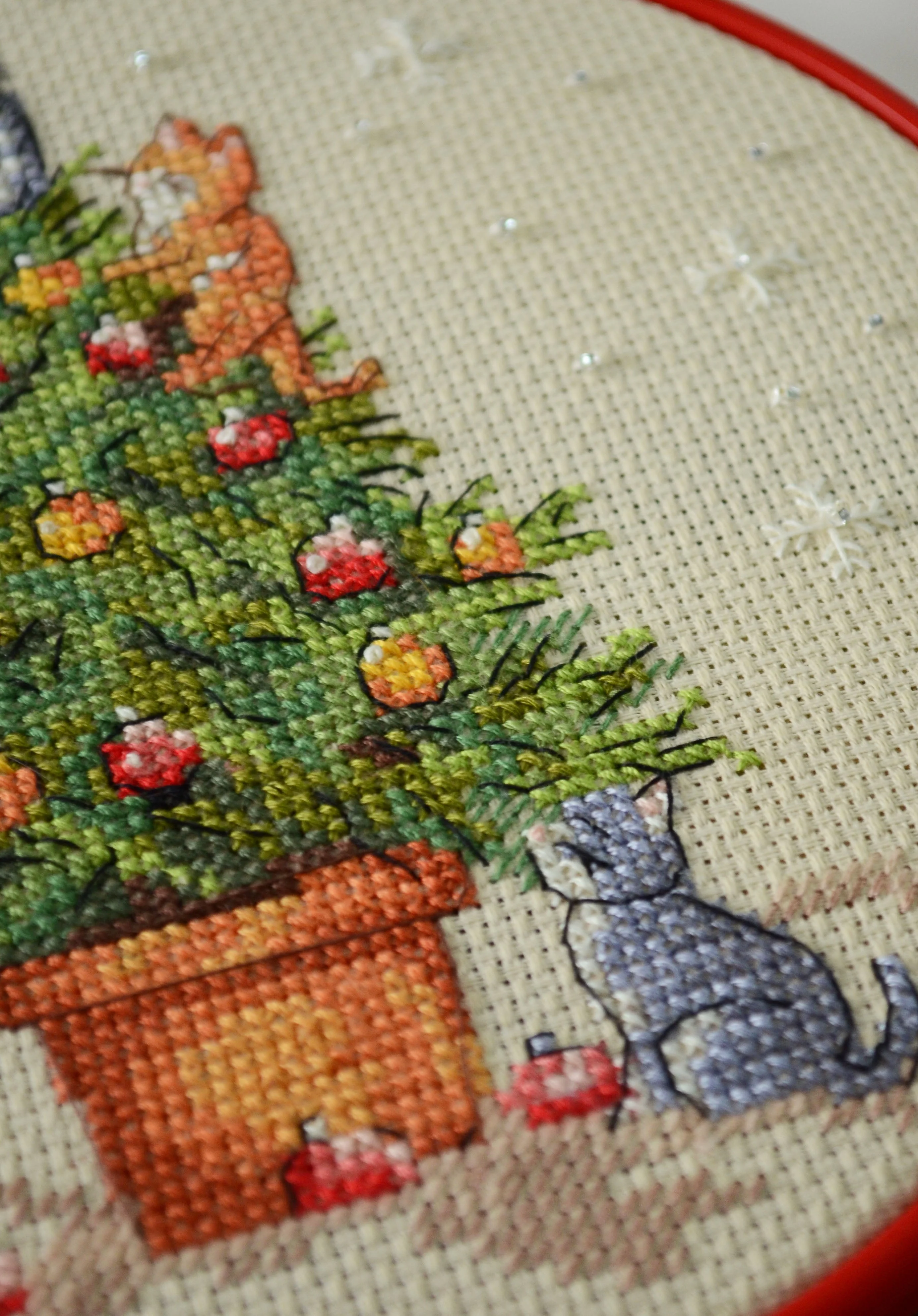 Cross-stitch kit - The naughty cats AHM-090 - Image 5