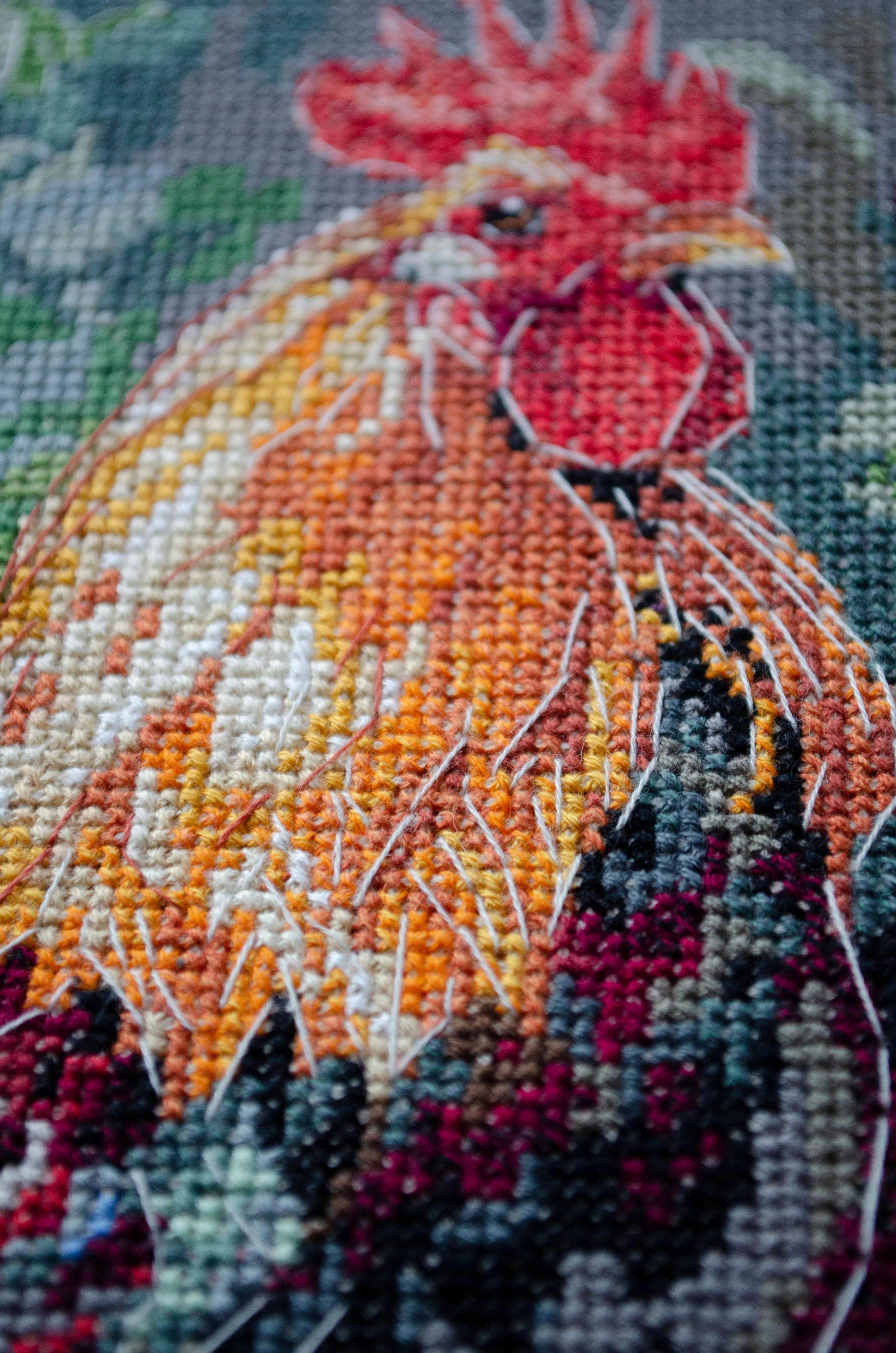 Cross-stitch kit - The Rooster in the Yard AH-268 - Image 5