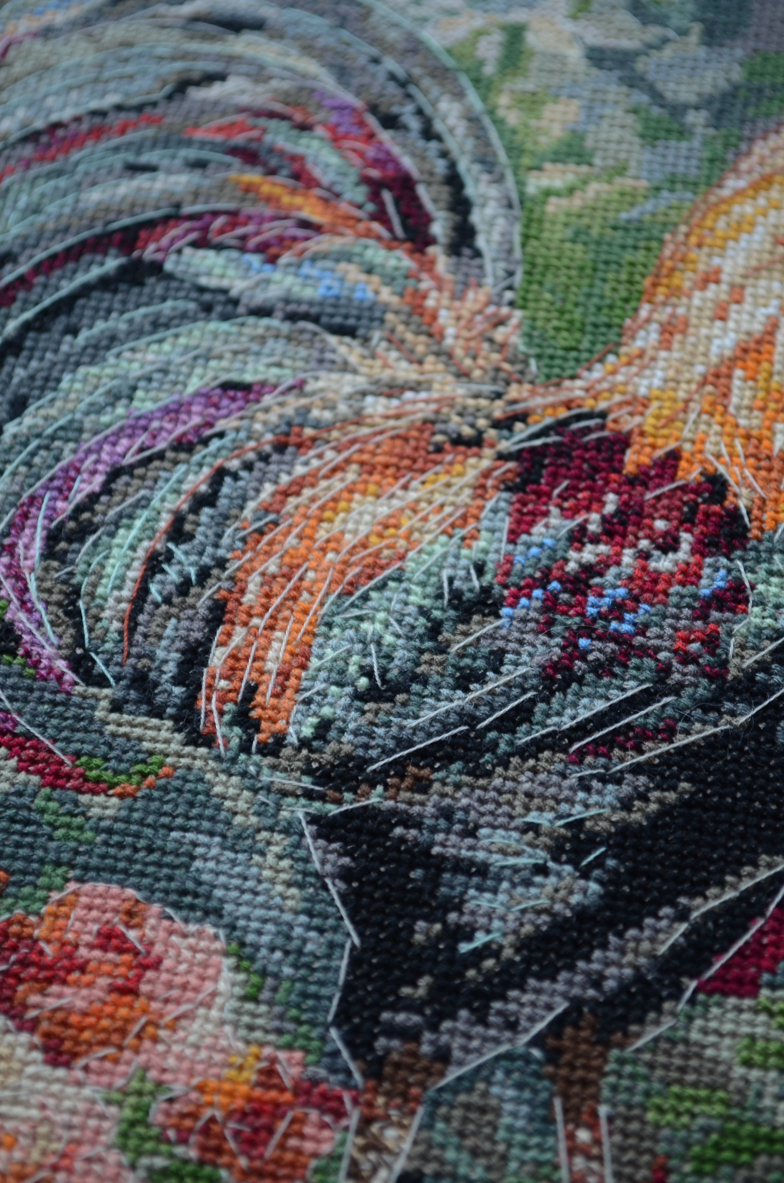 Cross-stitch kit - The Rooster in the Yard AH-268 - Image 6