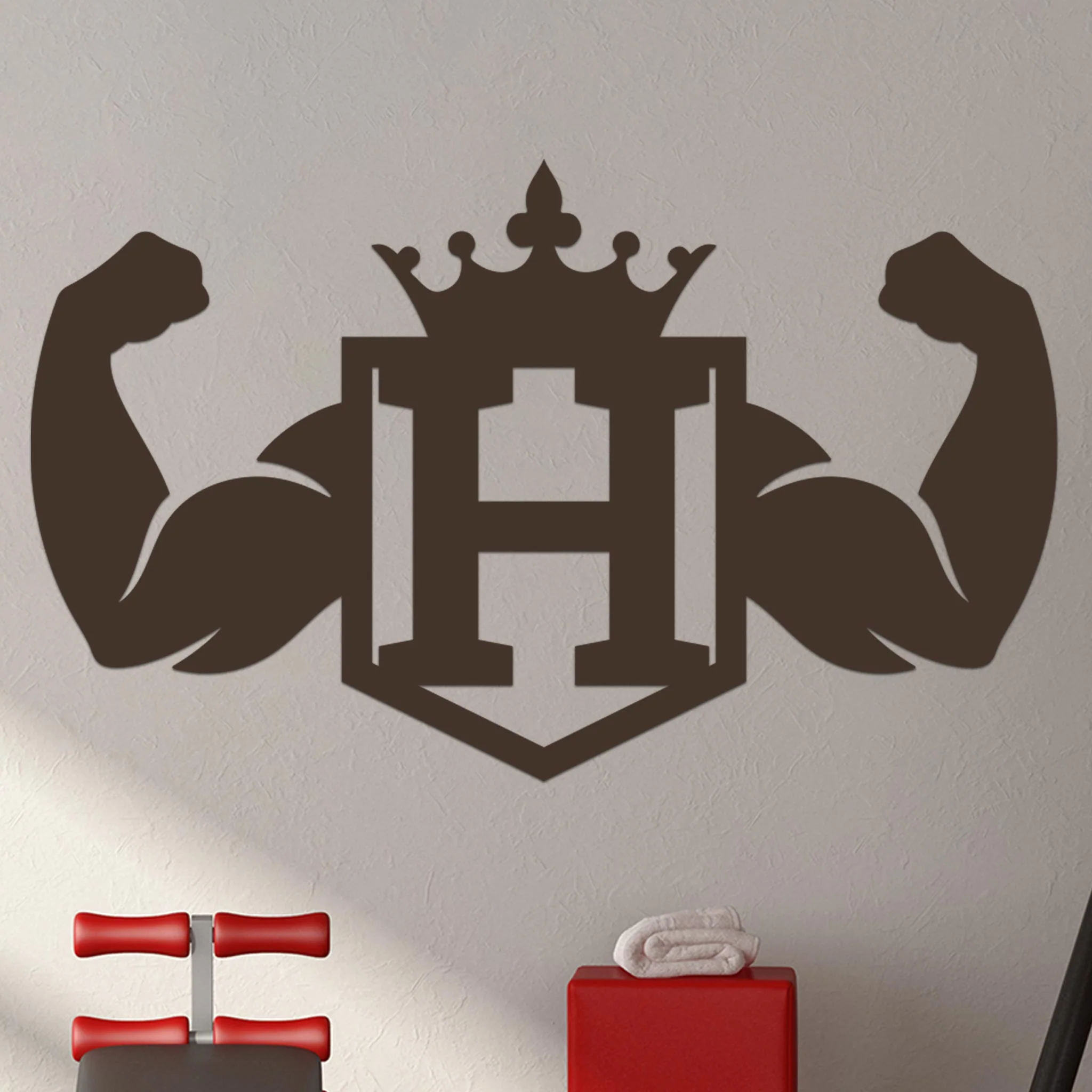 Crowned Monogram w Strong Arms Sign - Image 5