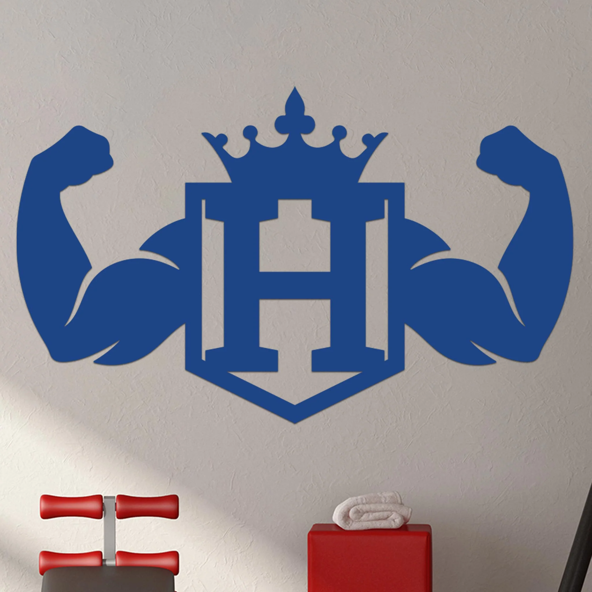 Crowned Monogram w Strong Arms Sign - Image 7