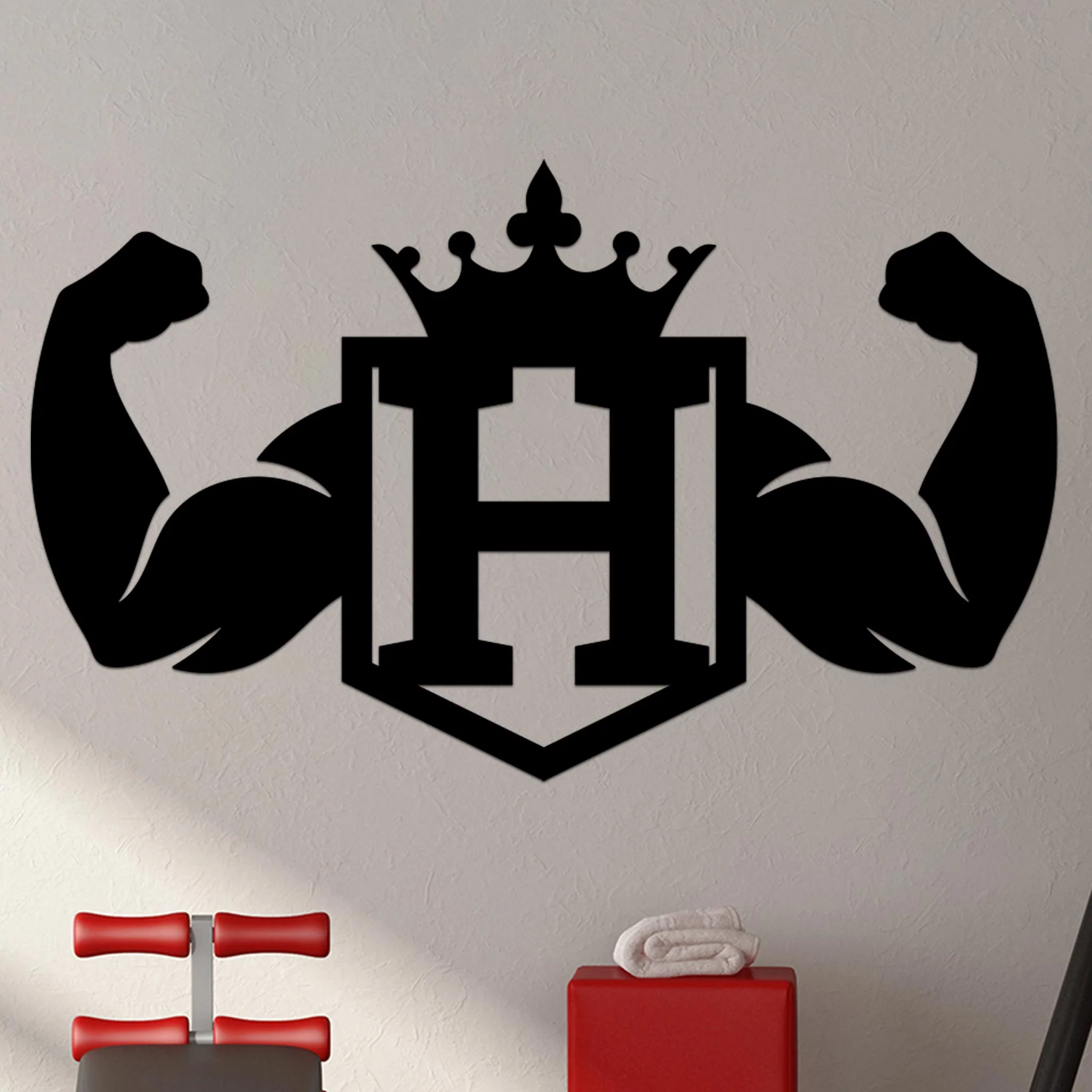 Crowned Monogram w Strong Arms Sign - Image 8