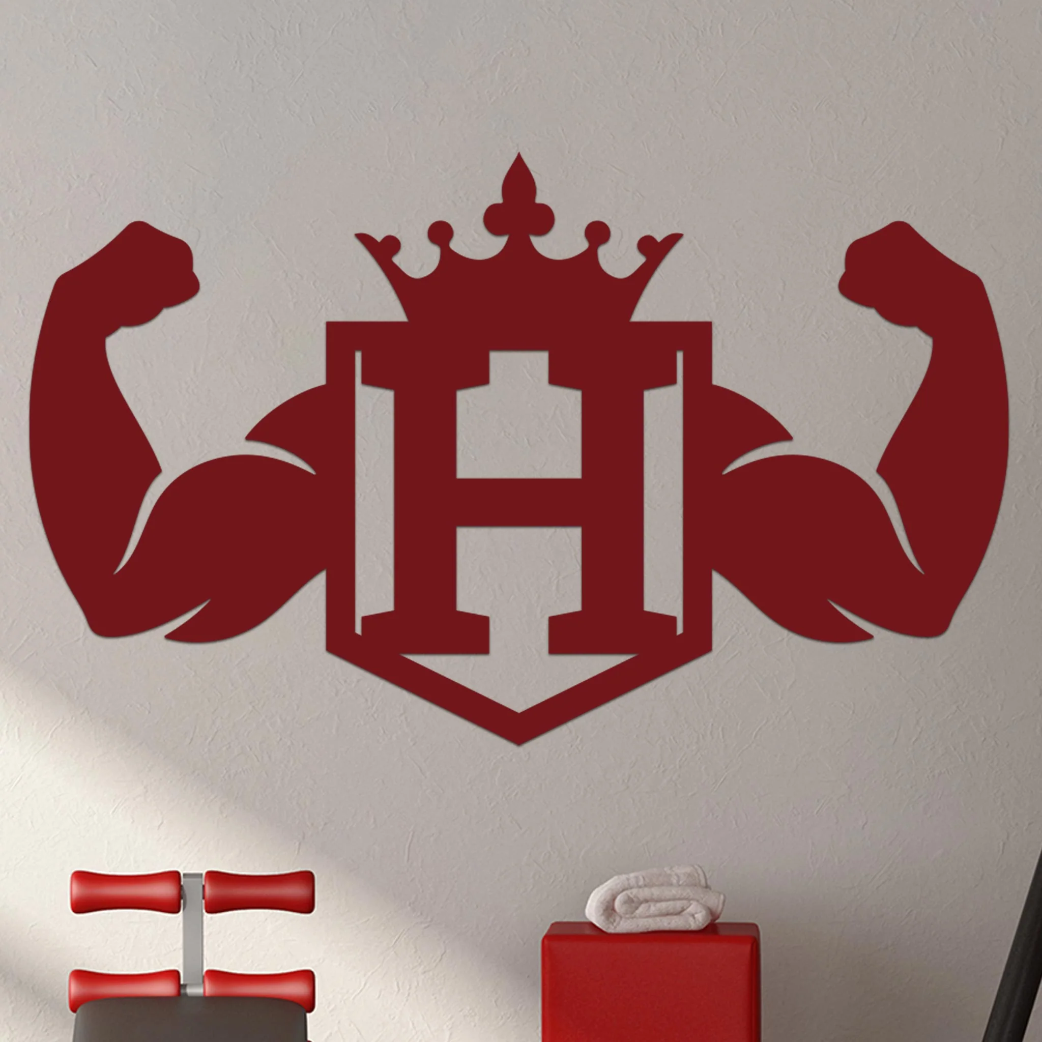 Crowned Monogram w Strong Arms Sign - Image 9