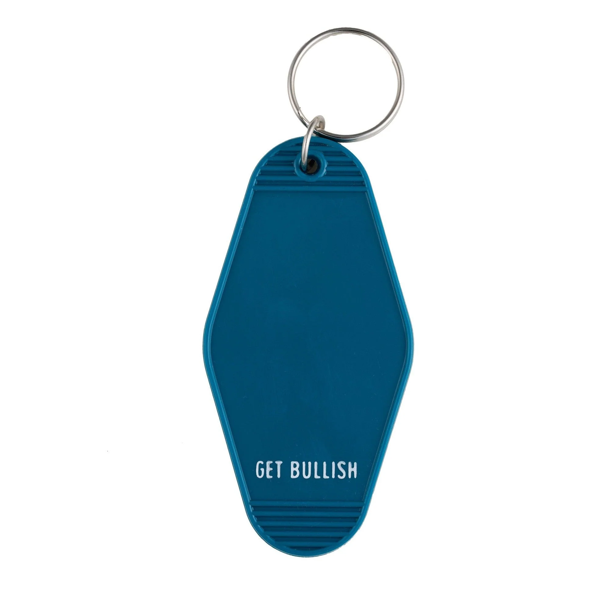 Crusty Old Gen X Lady Who Can't Even Motel Keychain in Blue - Image 5