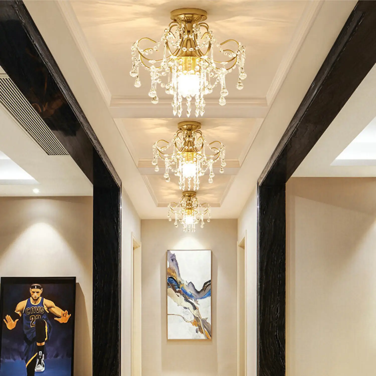 Crystal Chandelier Modern Design with Iron and Elegant Crystal Finish - Image 13