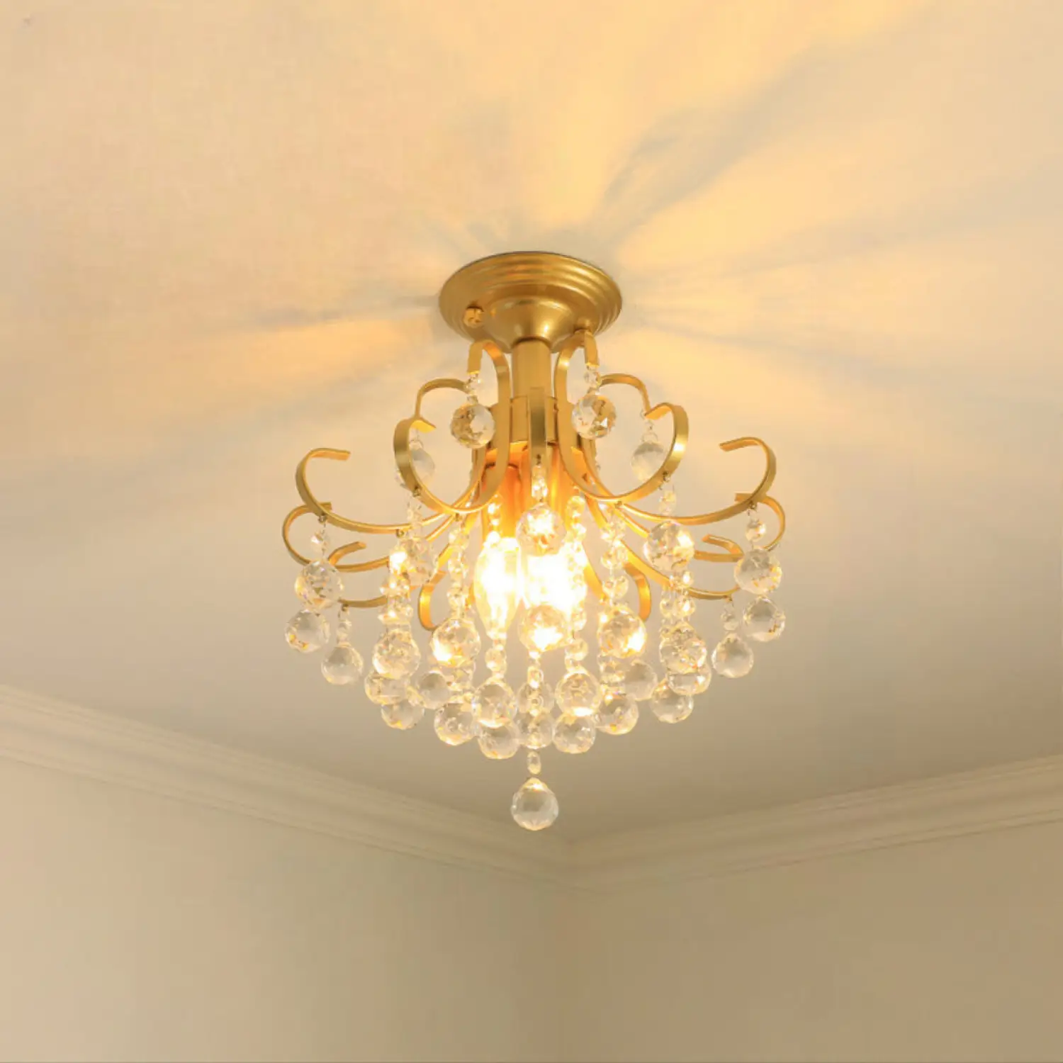 Crystal Chandelier Modern Design with Iron and Elegant Crystal Finish - Image 15