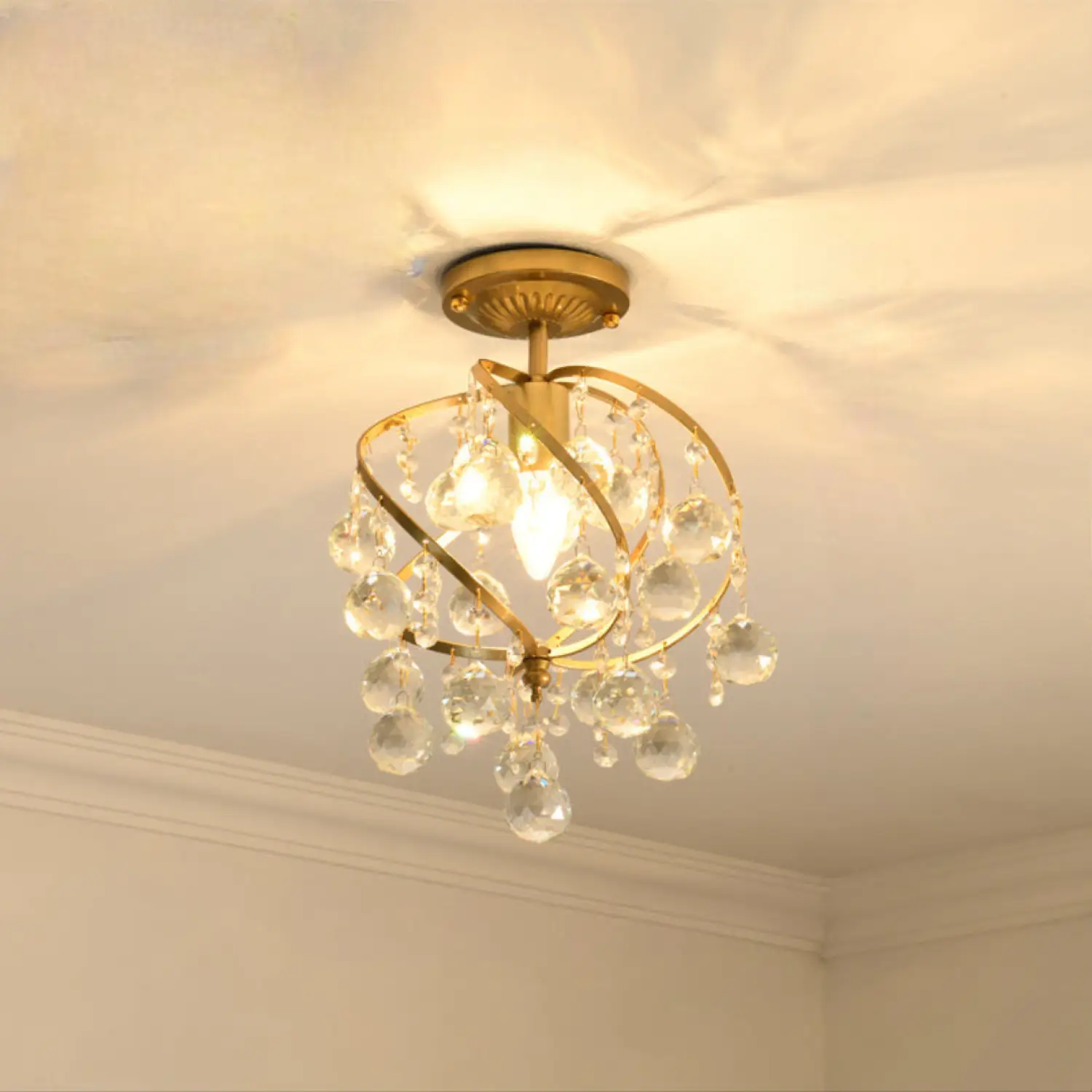 Crystal Chandelier Modern Design with Iron and Elegant Crystal Finish - Image 19