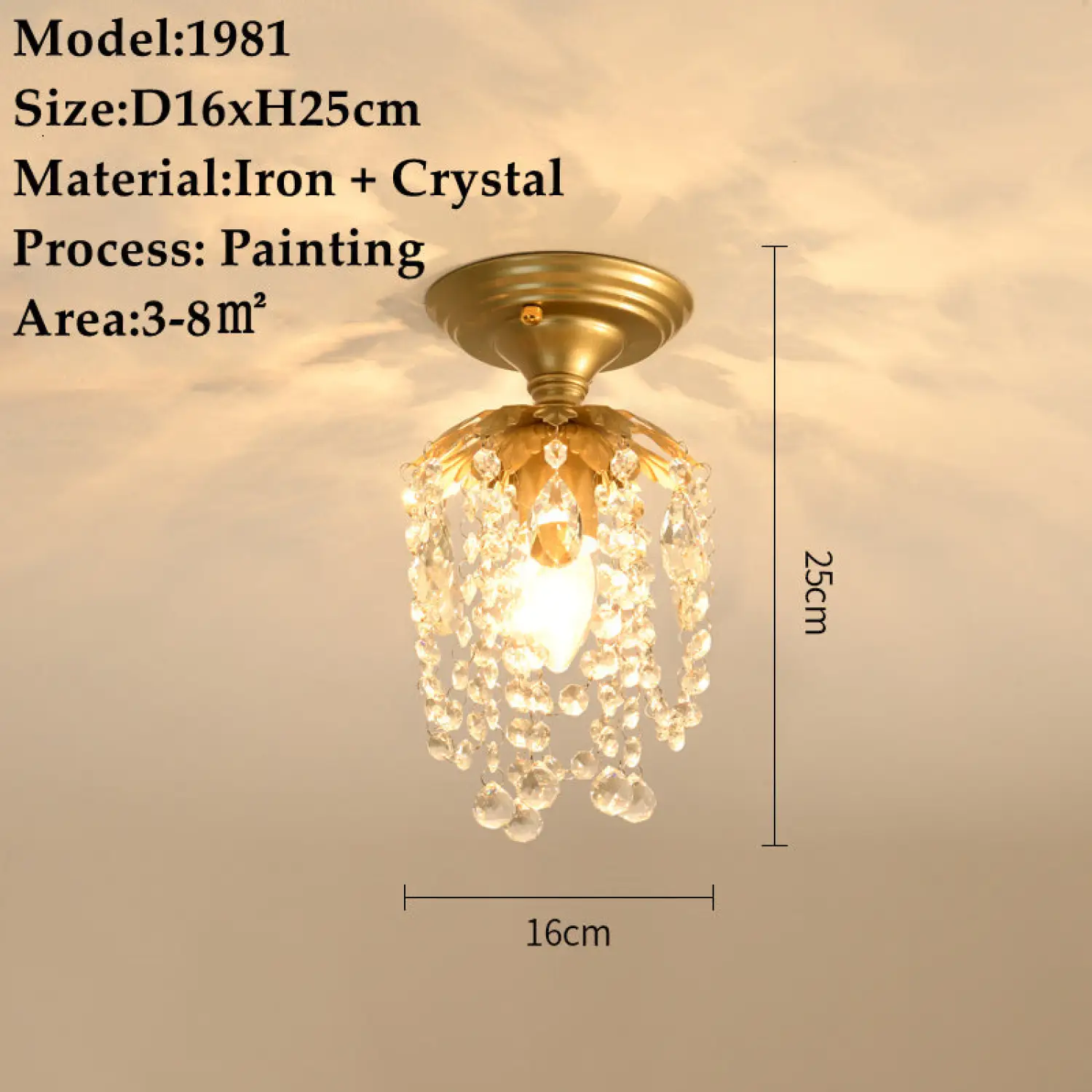 Crystal Chandelier Modern Design with Iron and Elegant Crystal Finish - Image 3