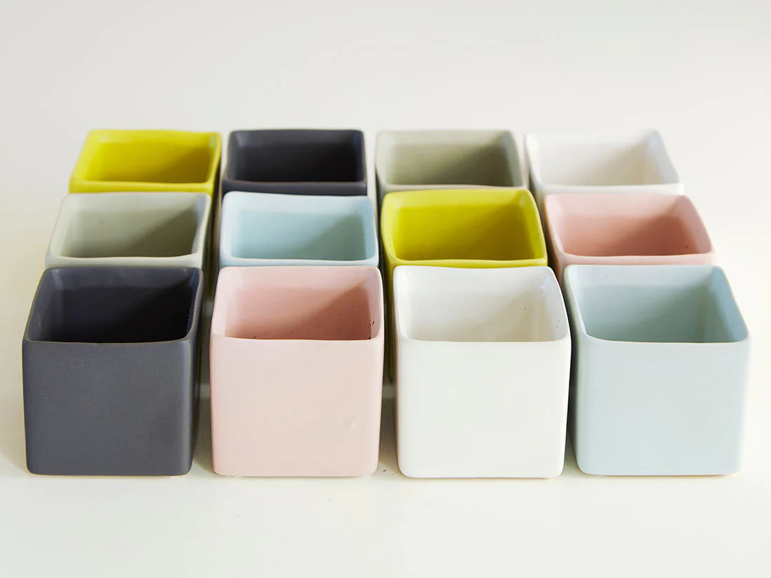 Cube Cache Pot- 2.5" x 2.5" By Plantatorem - Image 4