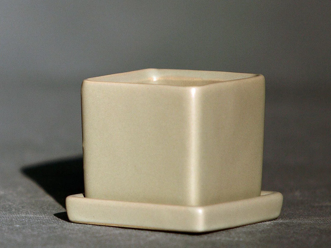 Cube Pot with Detached Saucers- 2.5" x 2.5" By Plantatorem - Image 3