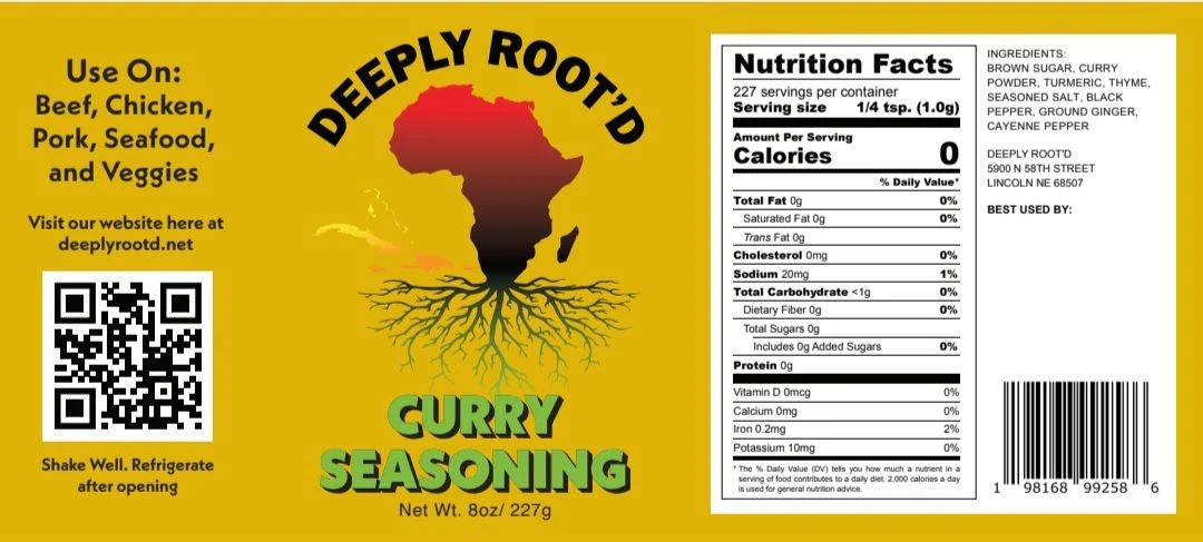Curry Seasoning | Pack of 2 | 8 oz | Deeply Root'd - Image 4