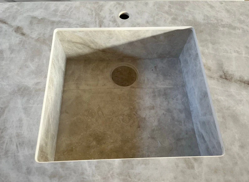 Custom Cyrstal Ice Polished Porcelain Sink (ES-057) - Image 4
