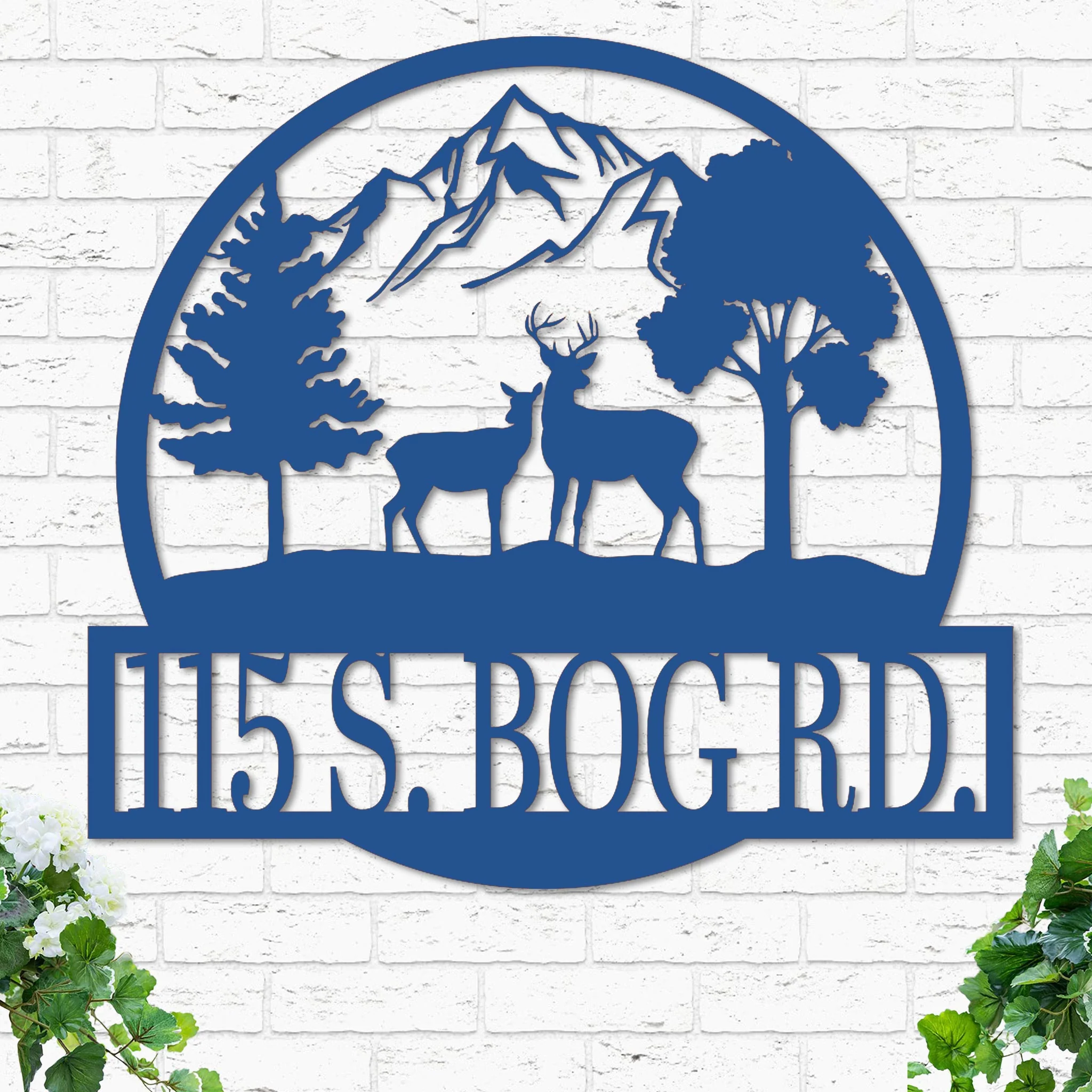 Custom Deer Landscape Sign - Image 7